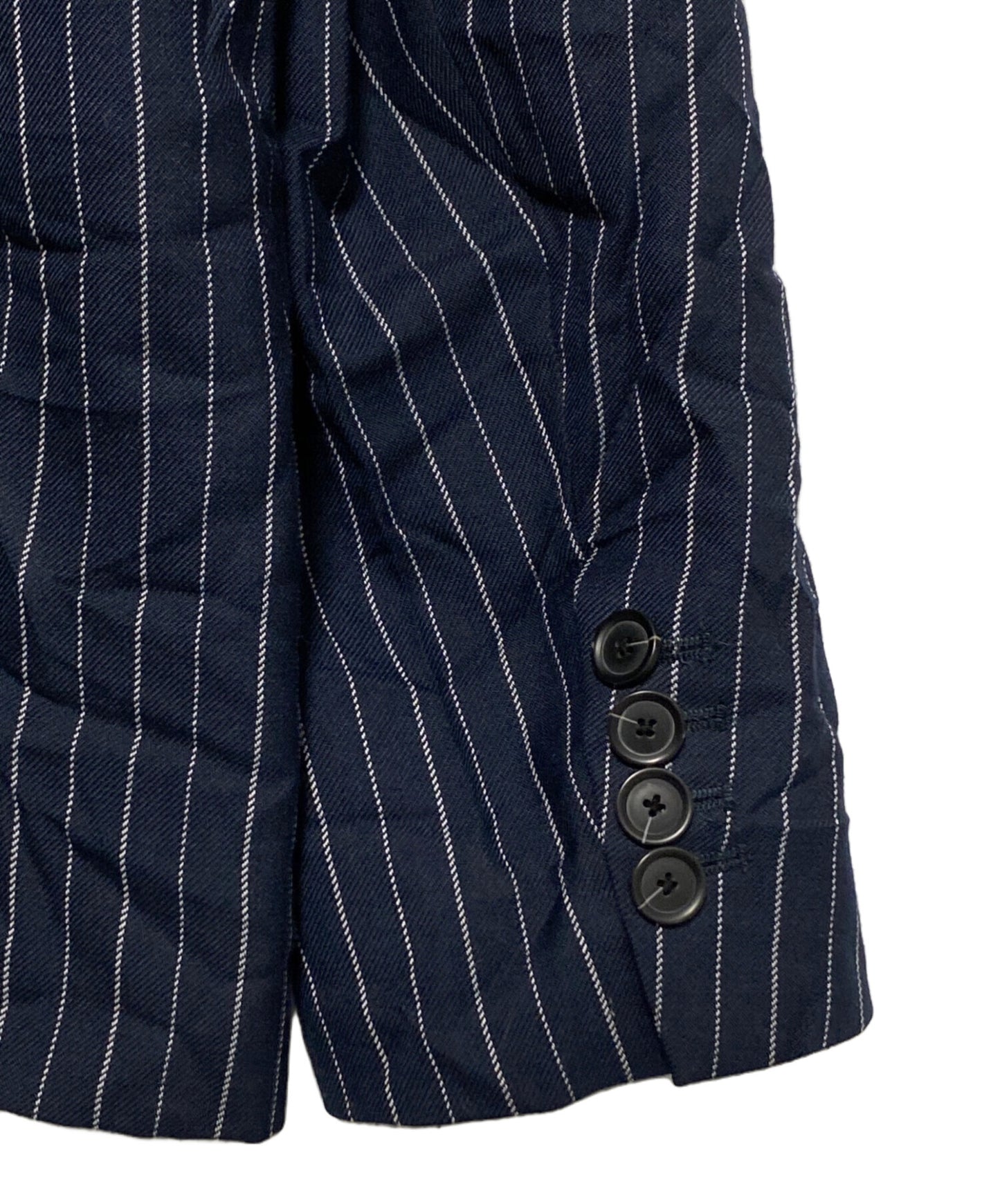 [Pre-owned] stussy DOUBLE-BREASTED BLAZER WRINKLED STRIPE