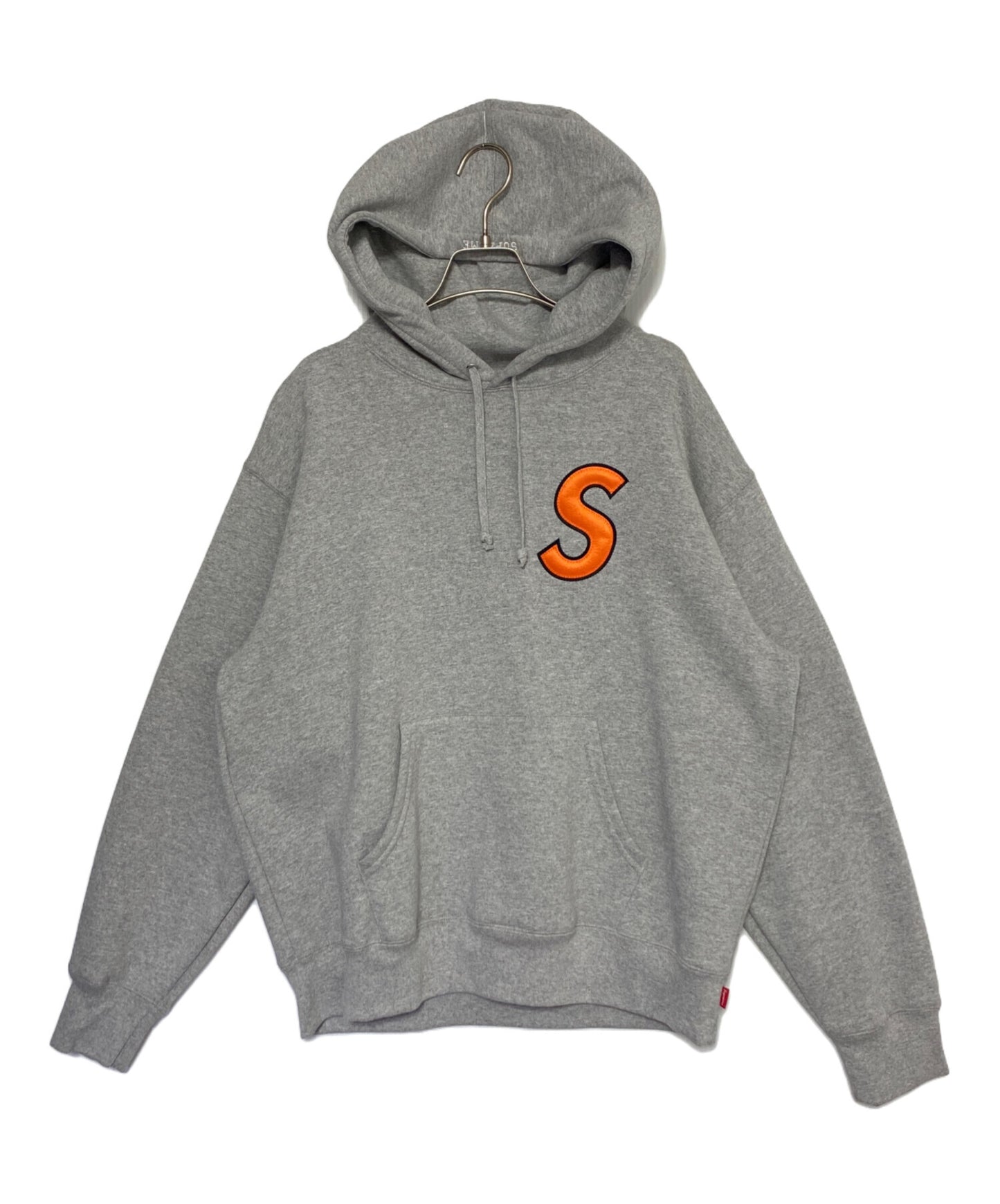 [Pre-owned] SUPREME S Logo Hooded Sweatshirt Heather