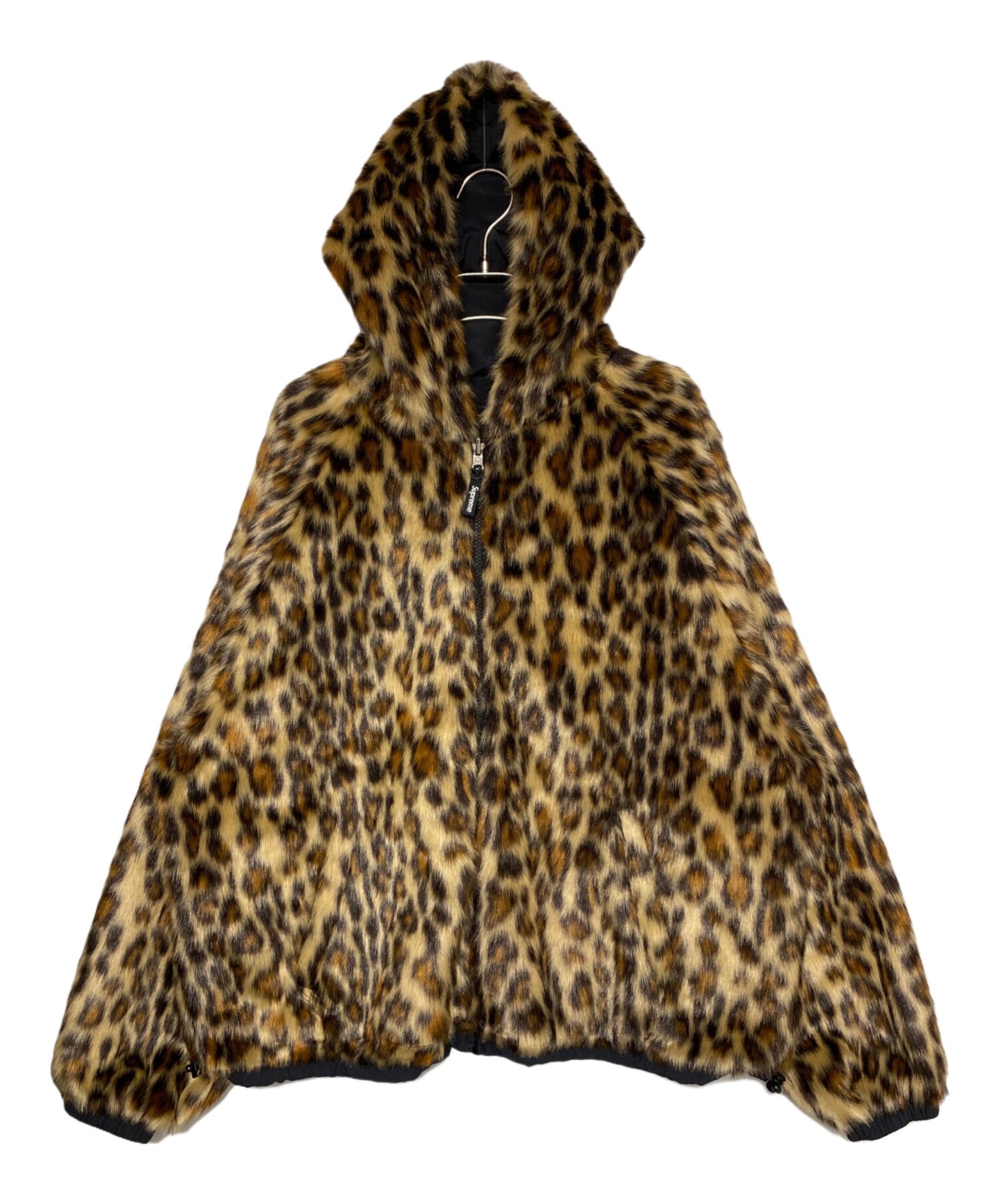 [Pre-owned] SUPREME Faux Fur Reversible Hooded Track Jacket