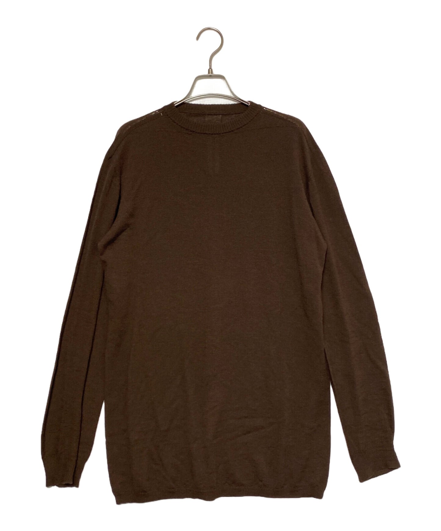 [Pre-owned] RICK OWENS OVERSIZED ROUND NECK RU02C7627-M
