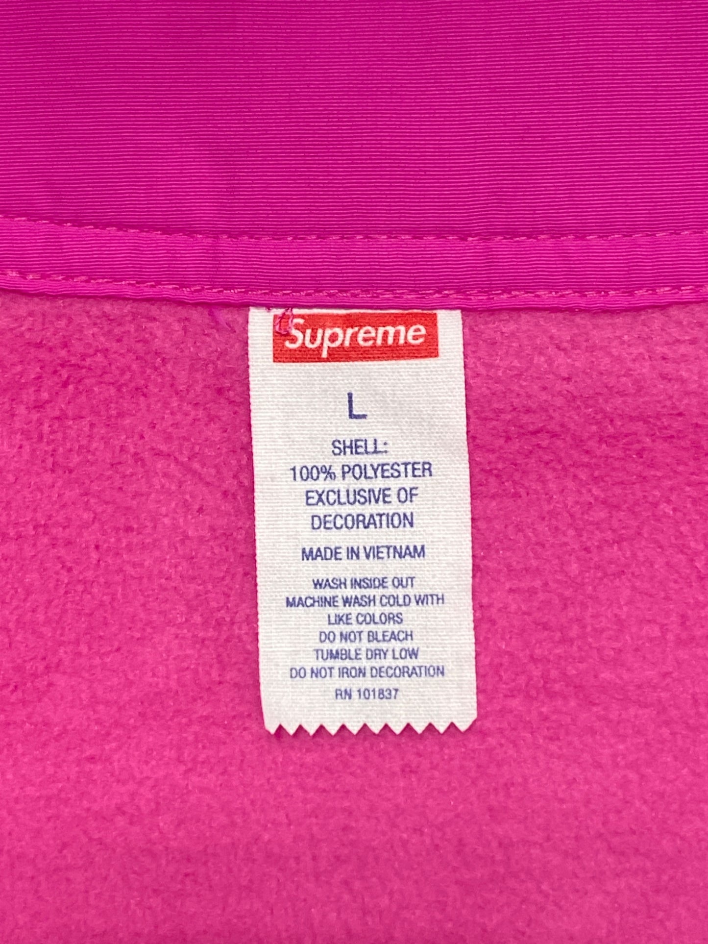[Pre-owned] SUPREME Polartec Baseball Jersey