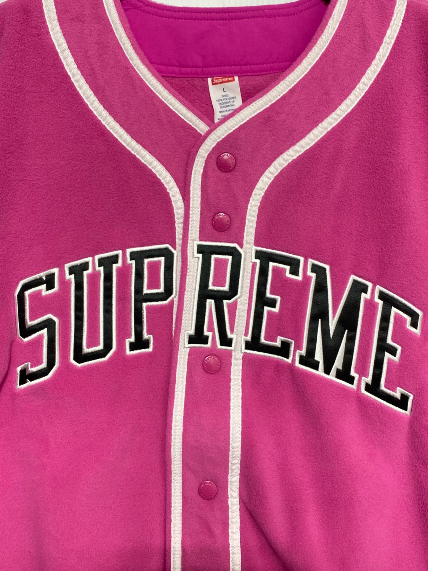 [Pre-owned] SUPREME Polartec Baseball Jersey