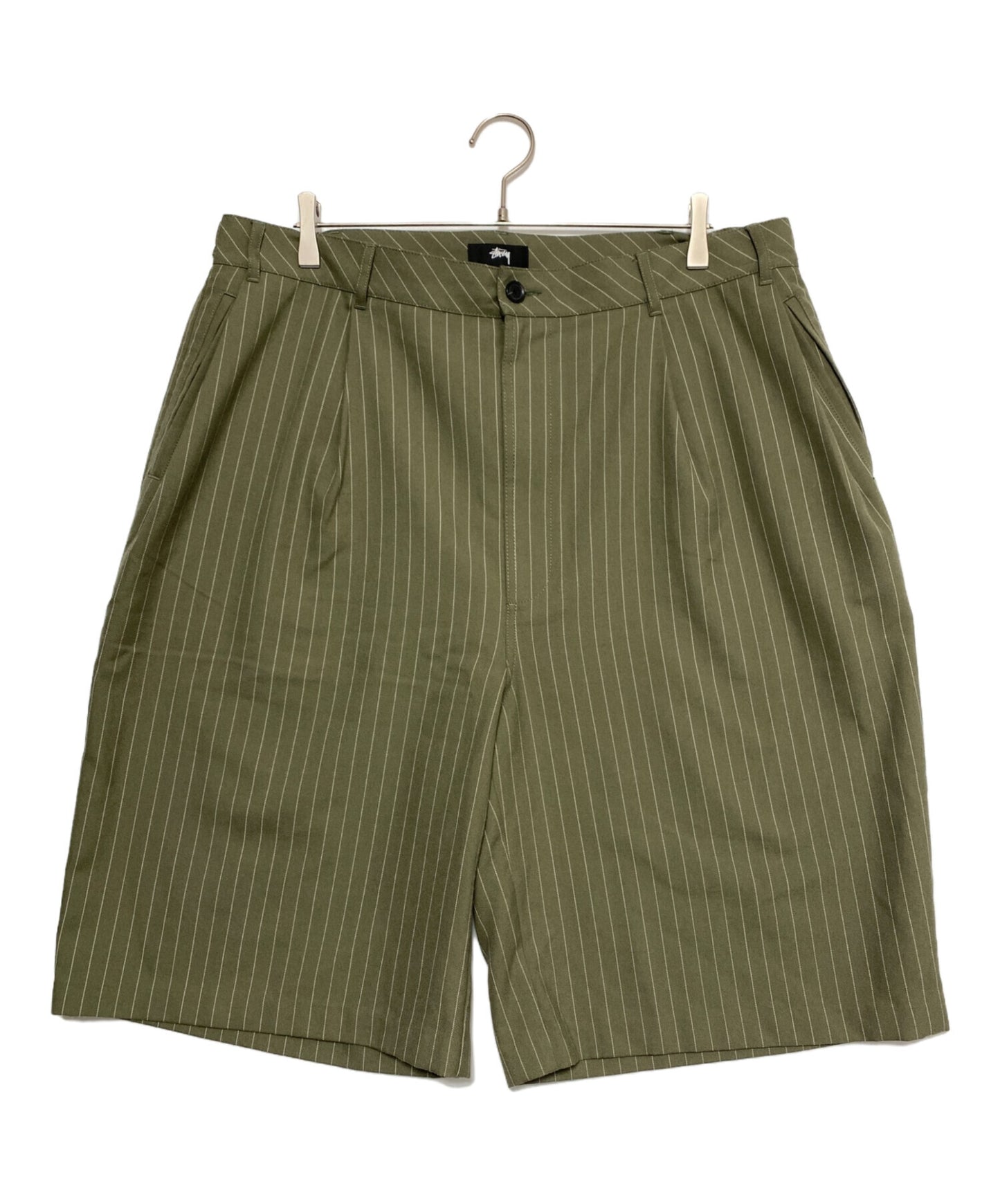 [Pre-owned] stussy VOLUME PLEATED SHORT STRIPE 112312