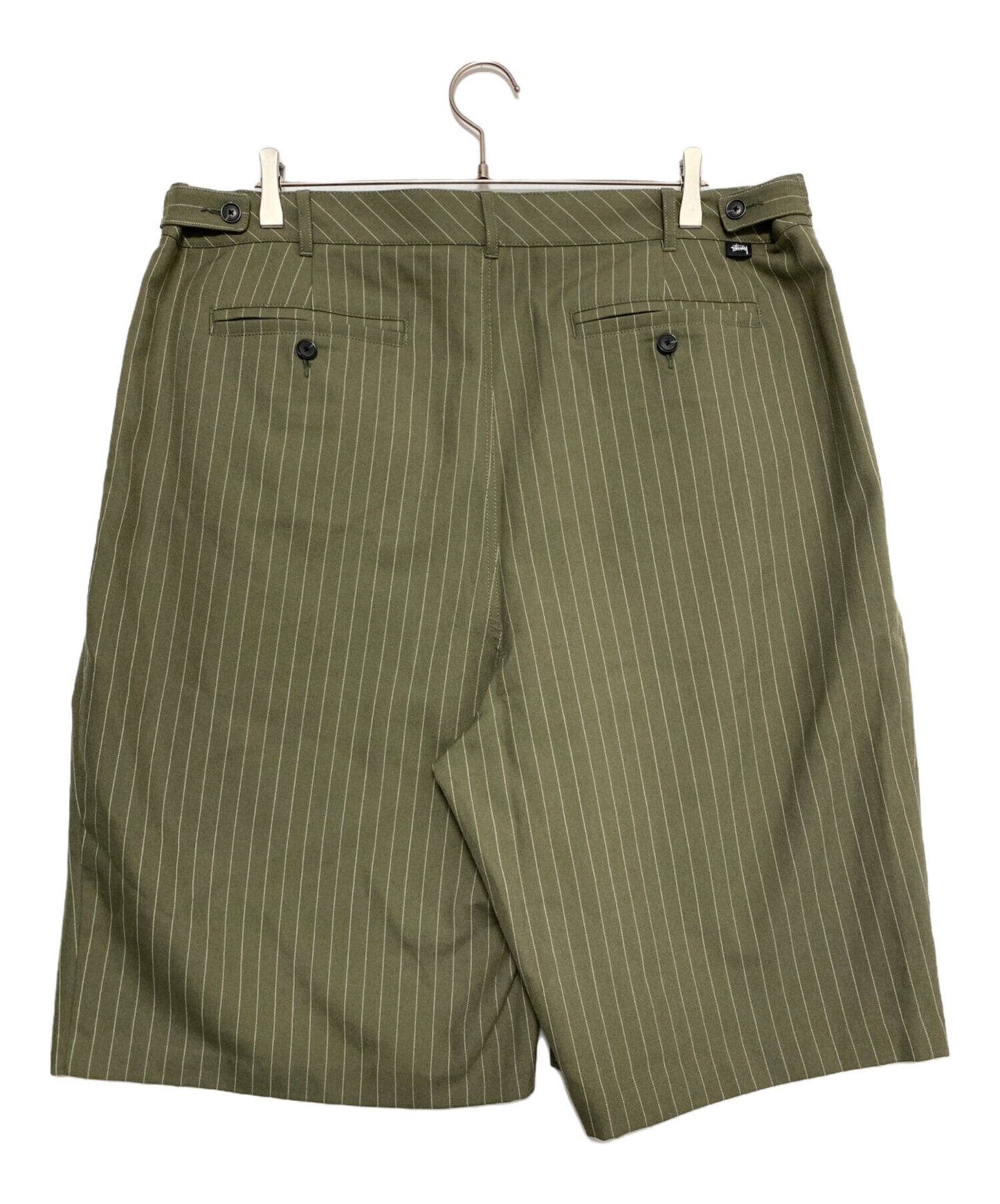 [Pre-owned] stussy VOLUME PLEATED SHORT STRIPE 112312