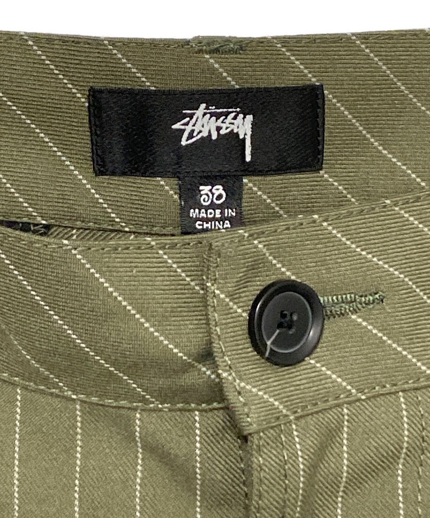 [Pre-owned] stussy VOLUME PLEATED SHORT STRIPE 112312