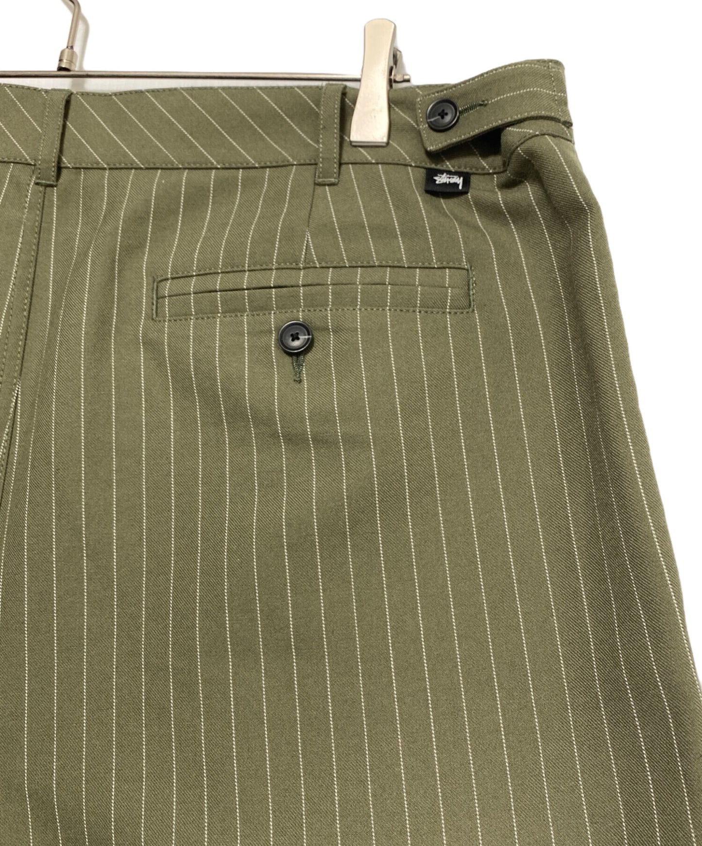 [Pre-owned] stussy VOLUME PLEATED SHORT STRIPE 112312