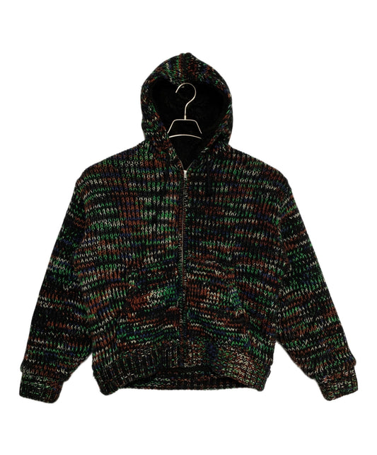 [Pre-owned] SUPREME Faux Shearling-Lined Zip-Up Hoodie (Faux Shearling-Lined Zip-Up Hoodie)