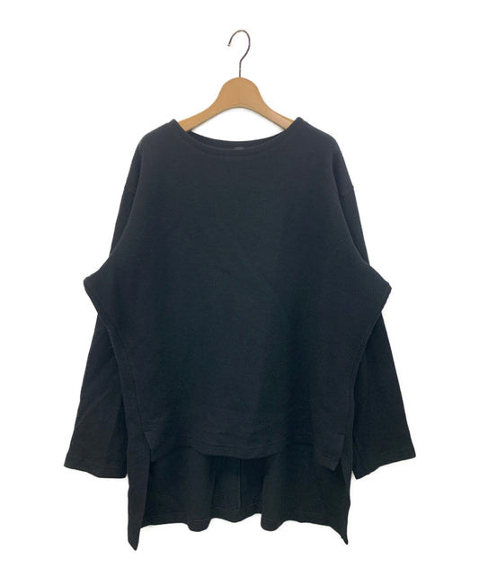 [Pre-owned] Y's Side Slit Pullover Knit / Crew Neck Knit YK-B07-025