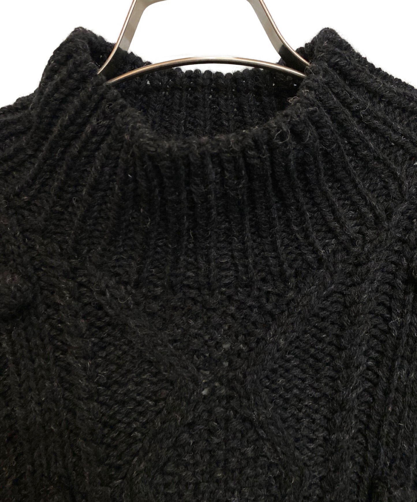 [Pre-owned] Y's HAND-KNITTED ALLAN PATTRN HIGH NECK PULLOVER YX-K97-589
