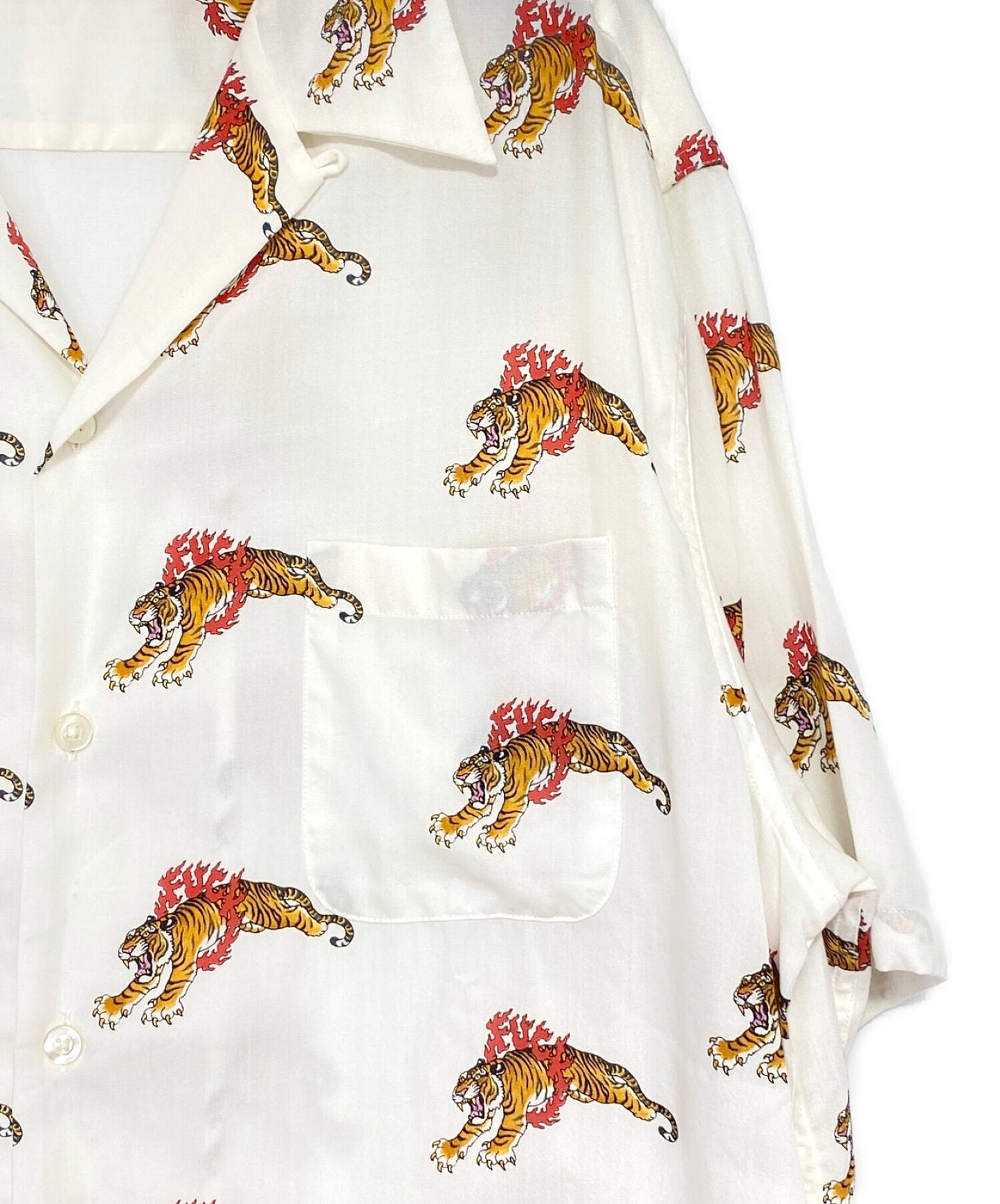 [Pre-owned] WACKO MARIA Hawaiian shirt with tiger pattern
