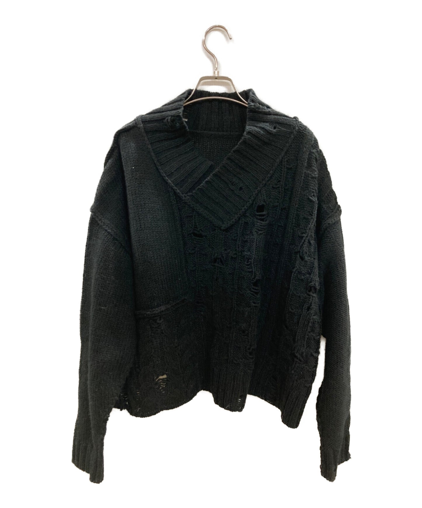 [Pre-owned] Y's Destroyed Knit Sweater YE-K20-584
