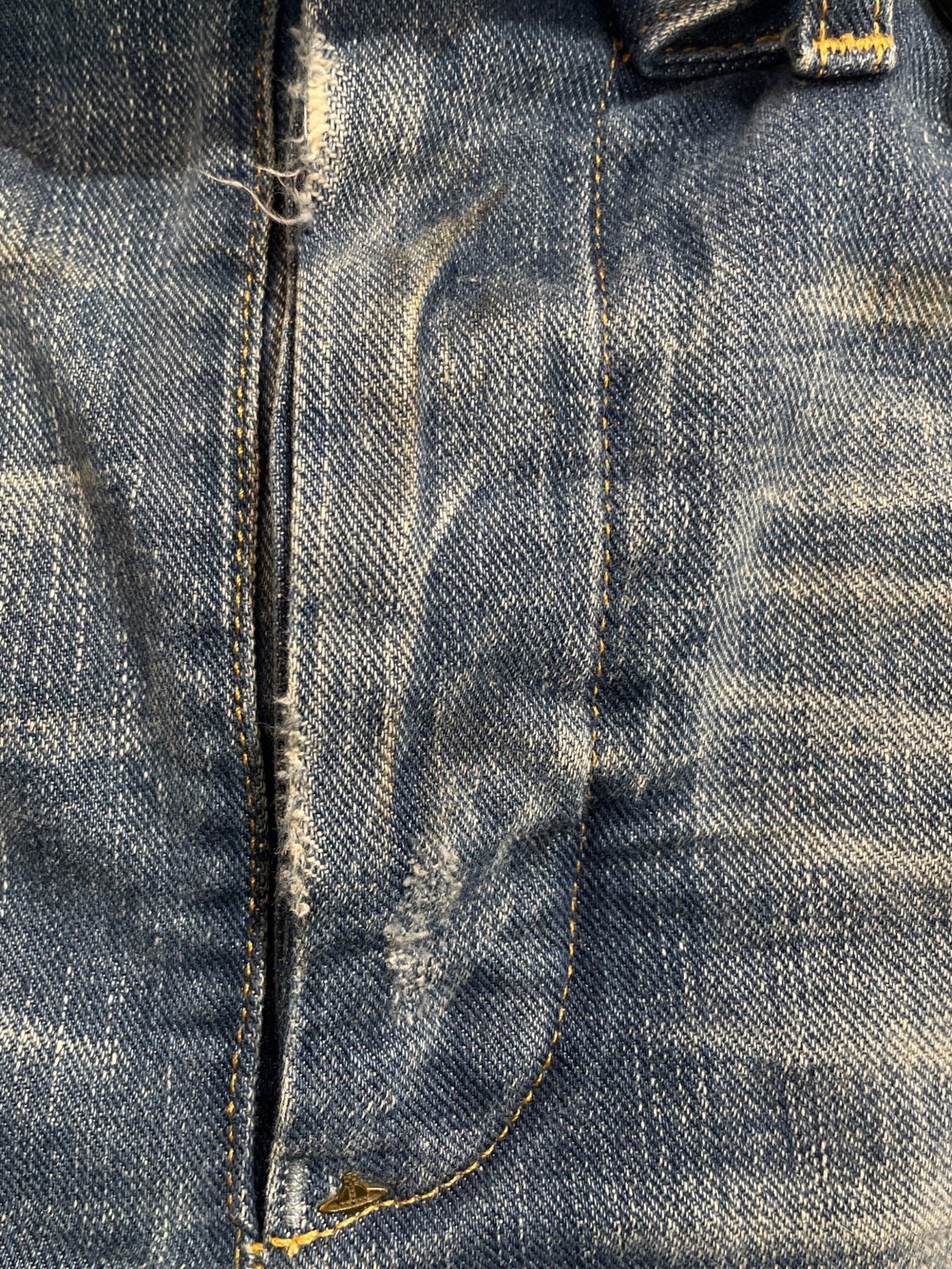 [Pre-owned] Vivienne Westwood ANGLOMANIA sarouel denim pants 358-04-75402