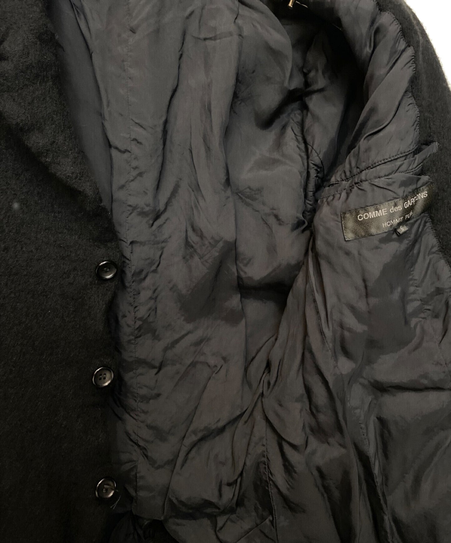 [Pre-owned] COMME des GARCONS HOMME PLUS 23AW Fur-switched shrunken jacket PL-J027/AD2023