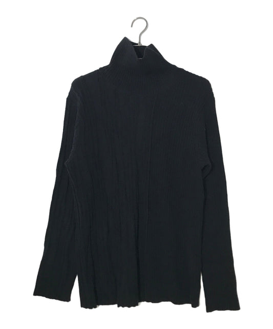 [Pre-owned] Yohji Yamamoto pour homme Shaped ribbed turtleneck knit HZ-K04-980