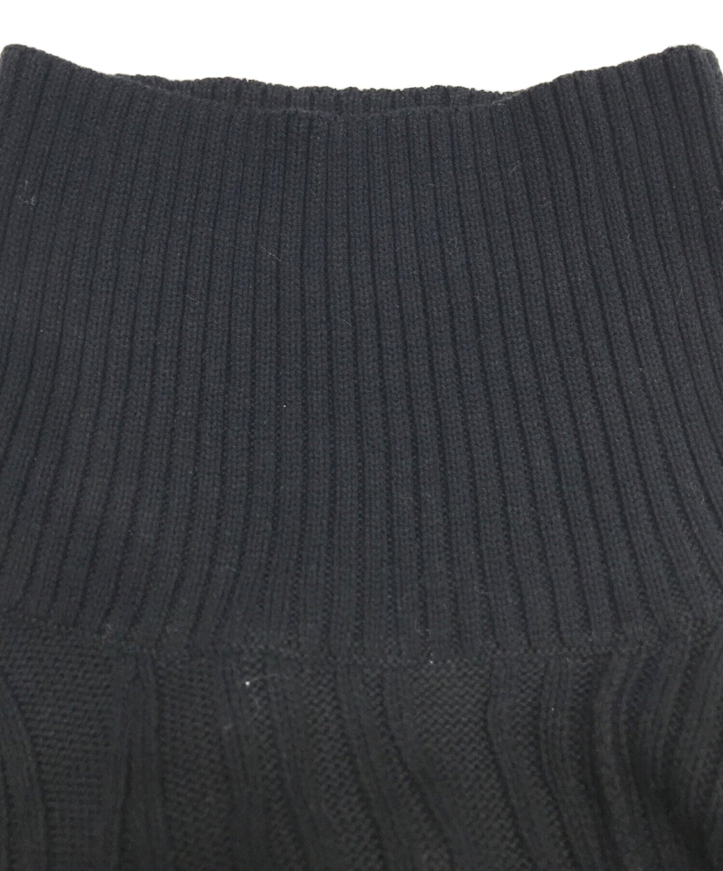 [Pre-owned] Yohji Yamamoto pour homme Shaped ribbed turtleneck knit HZ-K04-980