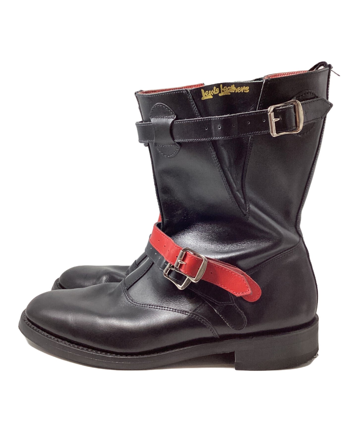 [Pre-owned] COMME des GARCONS ×Lewis Leathers Atlantic engineer boots LL209.