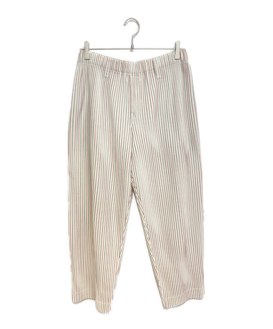 [Pre-owned] HOMME PLISSE ISSEY MIYAKE Striped pleated wide pants HP01JF204