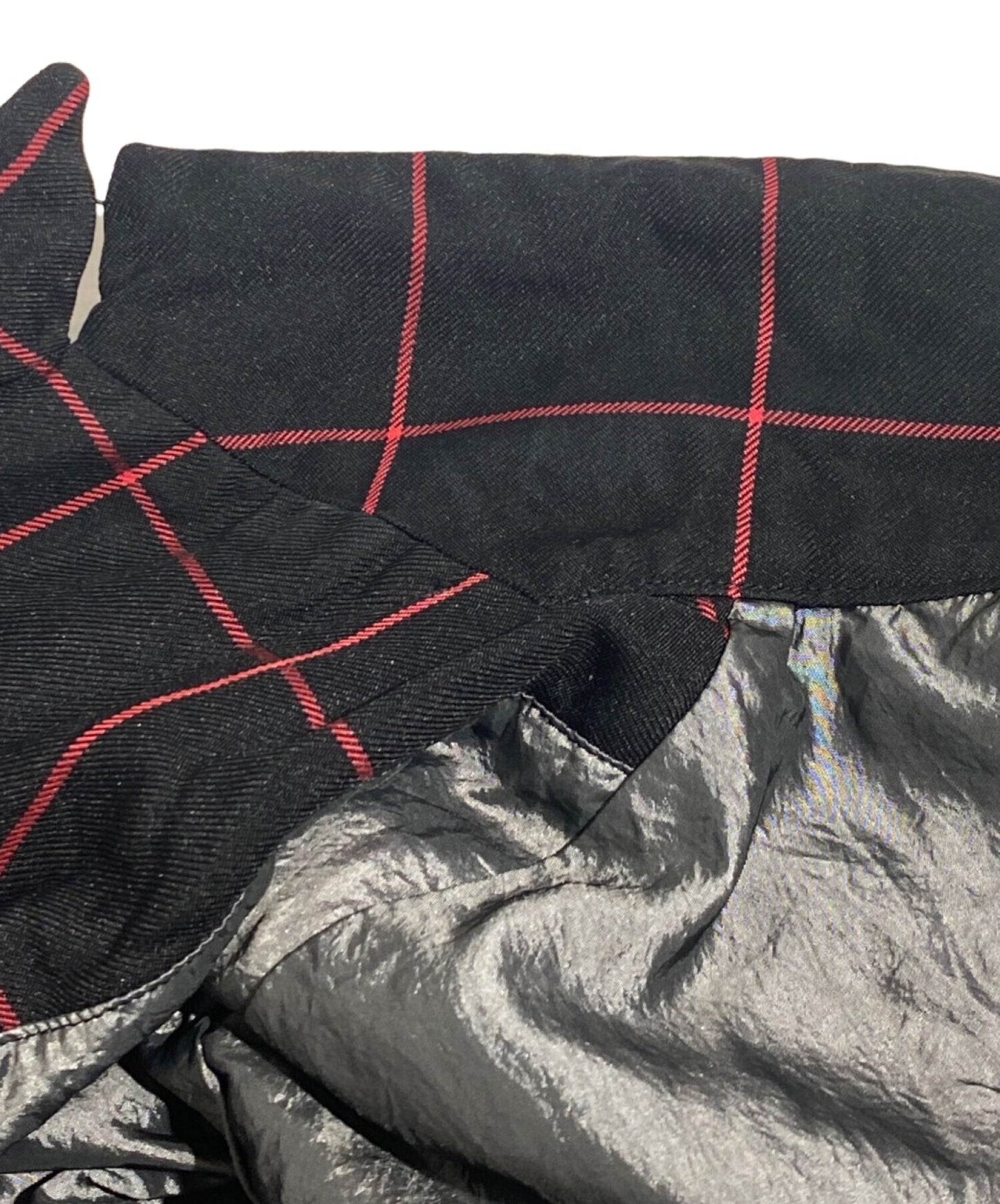 [Pre-owned] BLACK COMME des GARCONS 23AW Back zip check jacket 1L-J001