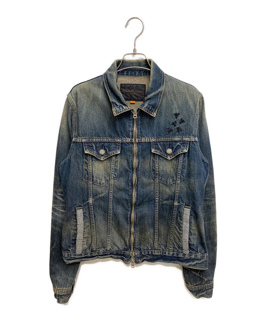 [Pre-owned] UNDERCOVERISM Fly and Spider Embroidery Denim Jacket / 06AW GURUGURU Period / Archive 6A214-B8