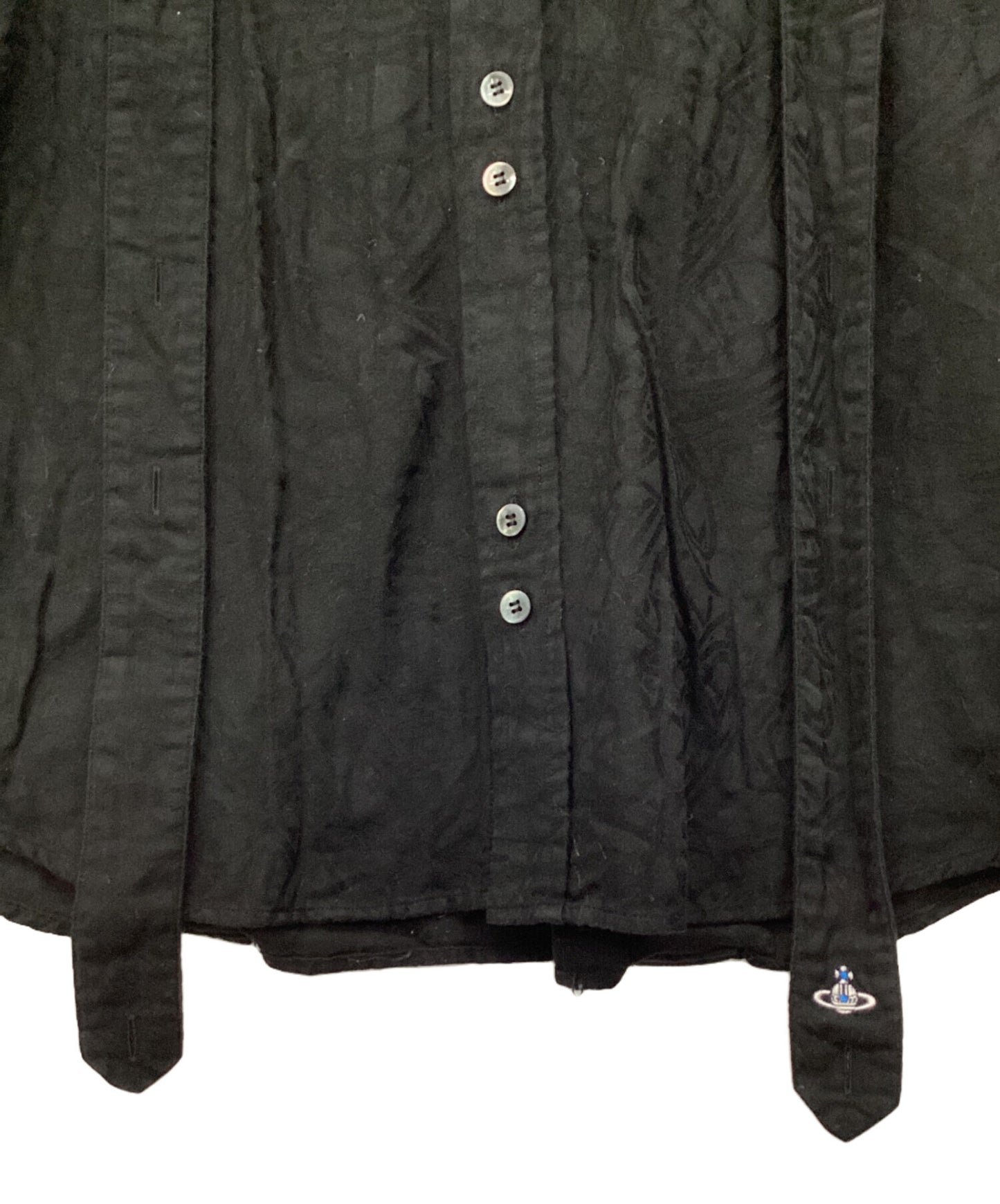 [Pre-owned] Vivienne Westwood Suspender shirt with orb design VW-WR-79157