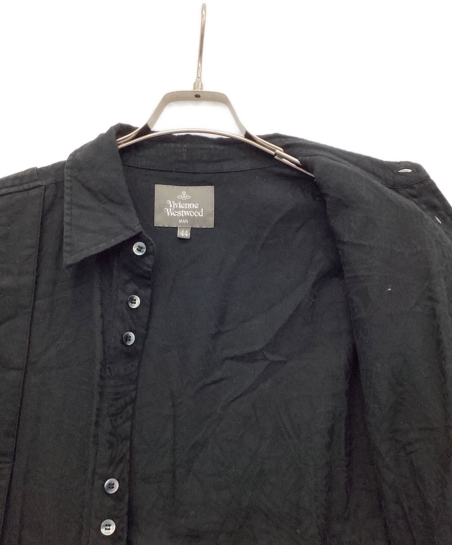 Vivienne westwood サスペンダー Pre-owned] Vivienne Westwood Suspender shirt with orb design VW-WR