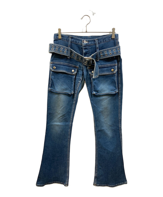 [Pre-owned] Hysteric Glamour Belt design flared denim pants