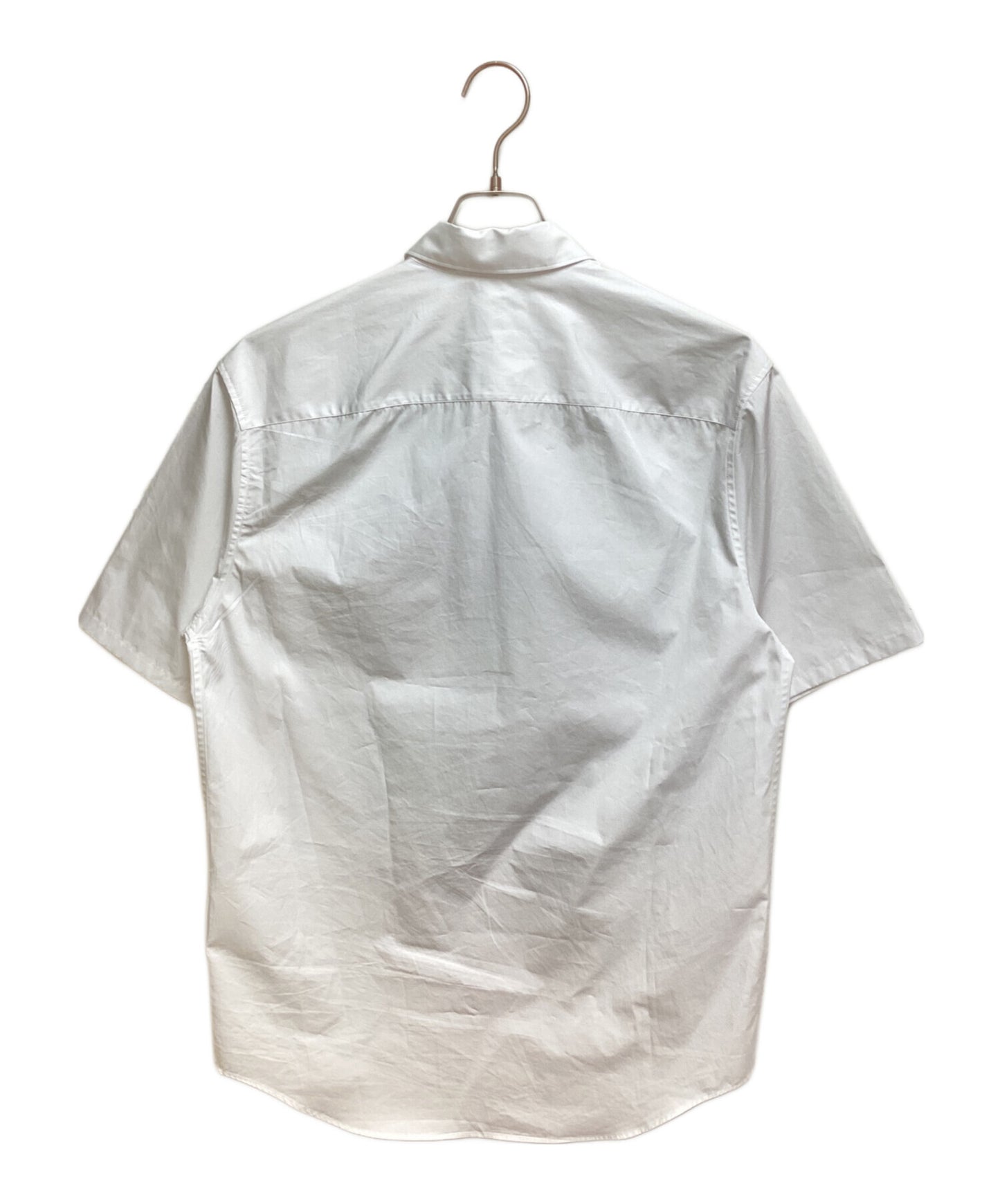 [Pre-owned] PRADA Plain Cotton Logo Luxury Shirts UCS503 S000 1XV2