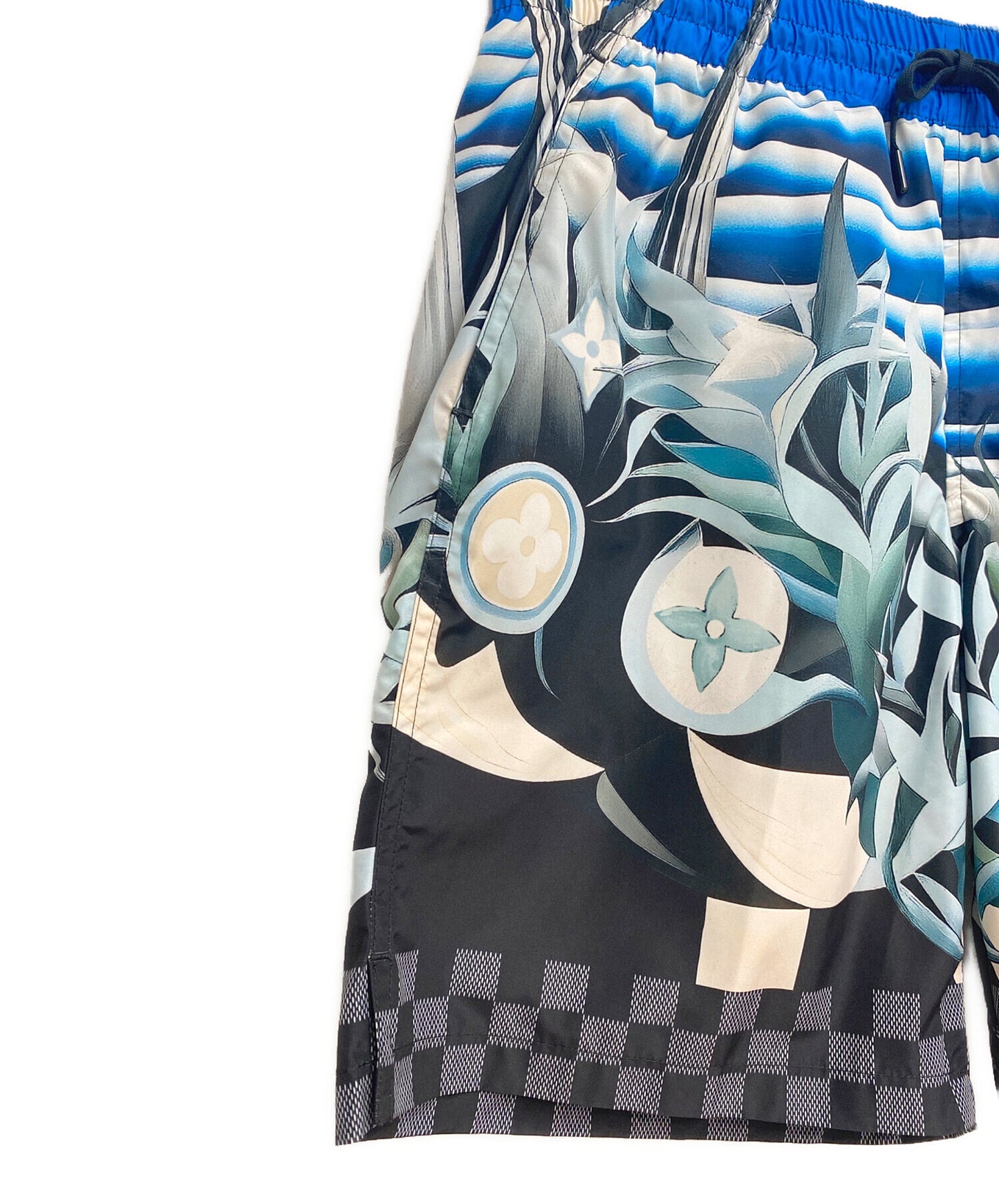 [Pre-owned] LOUIS VUITTON TECHNICAL COTTON JERSEY SHORTS RM242MM MDG HRW01W