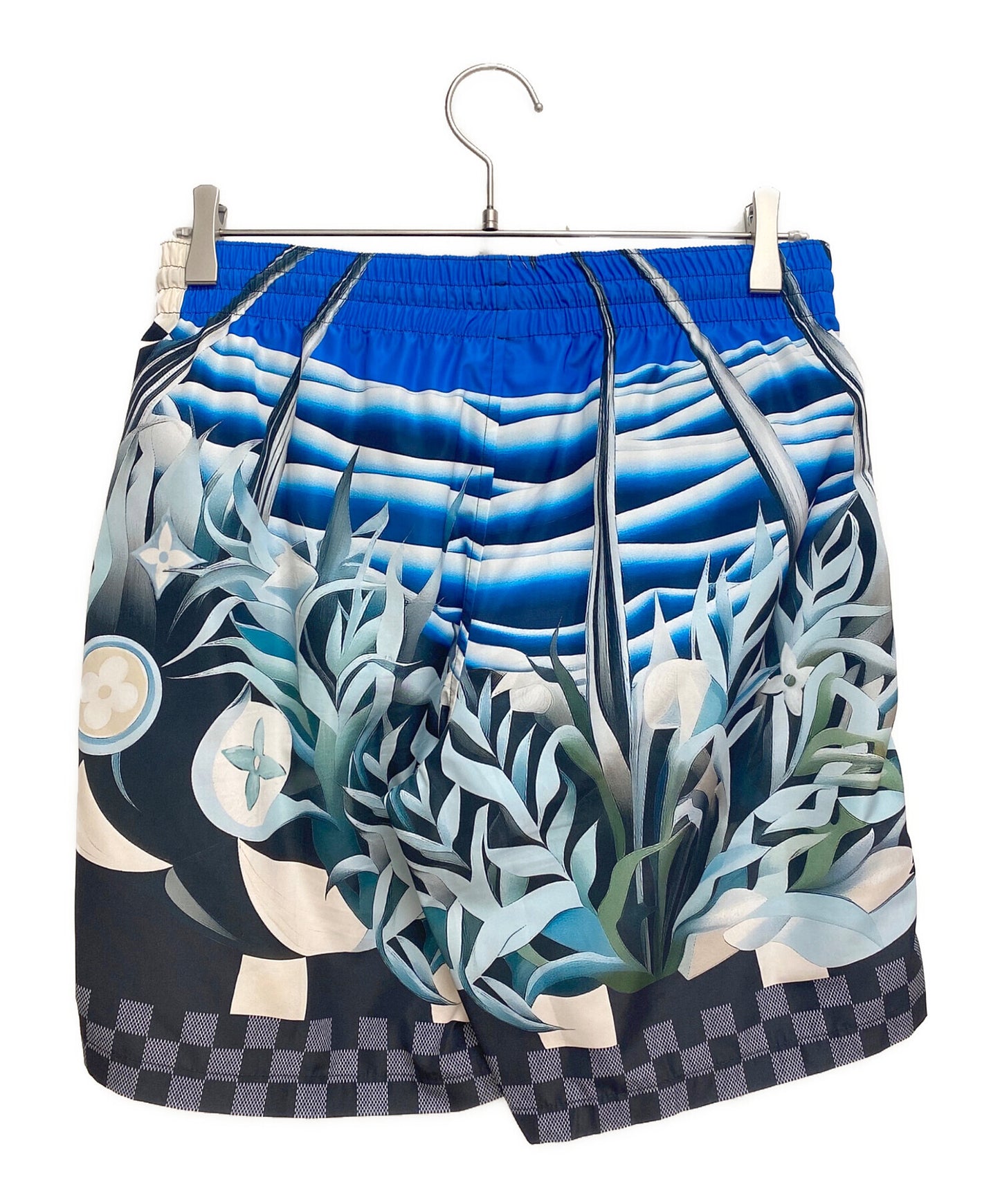 [Pre-owned] LOUIS VUITTON TECHNICAL COTTON JERSEY SHORTS RM242MM MDG HRW01W