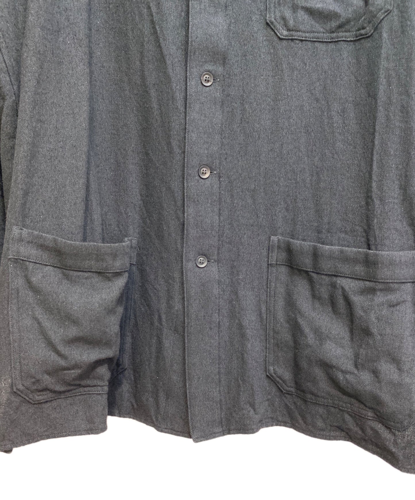 [Pre-owned] Yohji Yamamoto pour homme patch pocket shirt HJ-B11-108