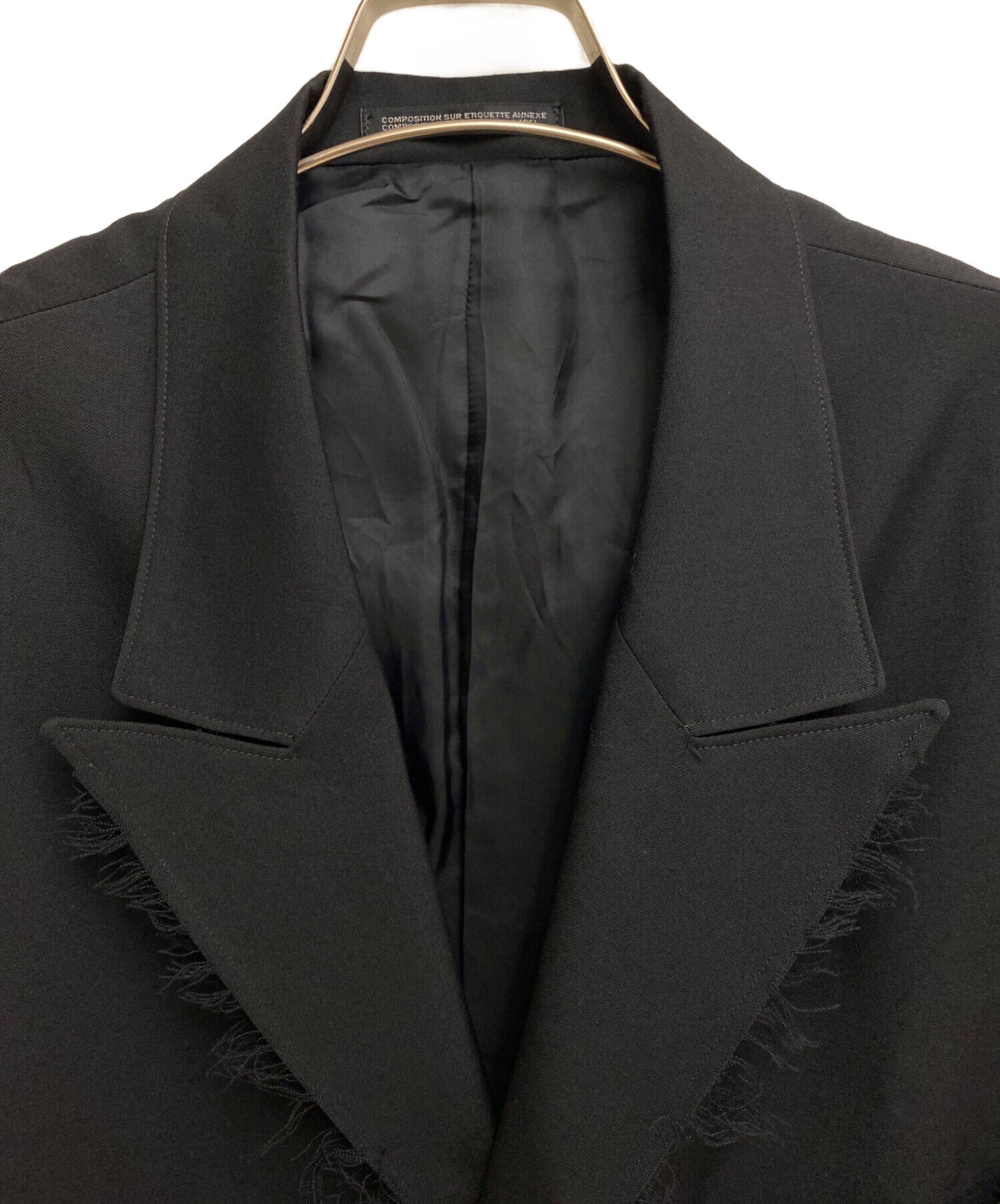 [Pre-owned] Yohji Yamamoto pour homme 23SS GABARDINE W-DOUBLE BODY PEAKED JKA HZ-J27-100