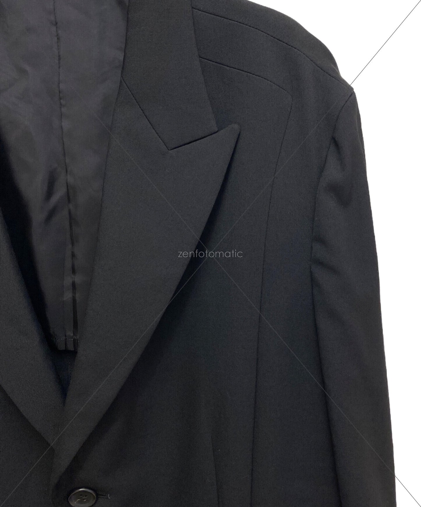 [Pre-owned] Yohji Yamamoto pour homme DUAL FABRIC GABARDINE PEAK LAPEL JACKET HS-J32-100