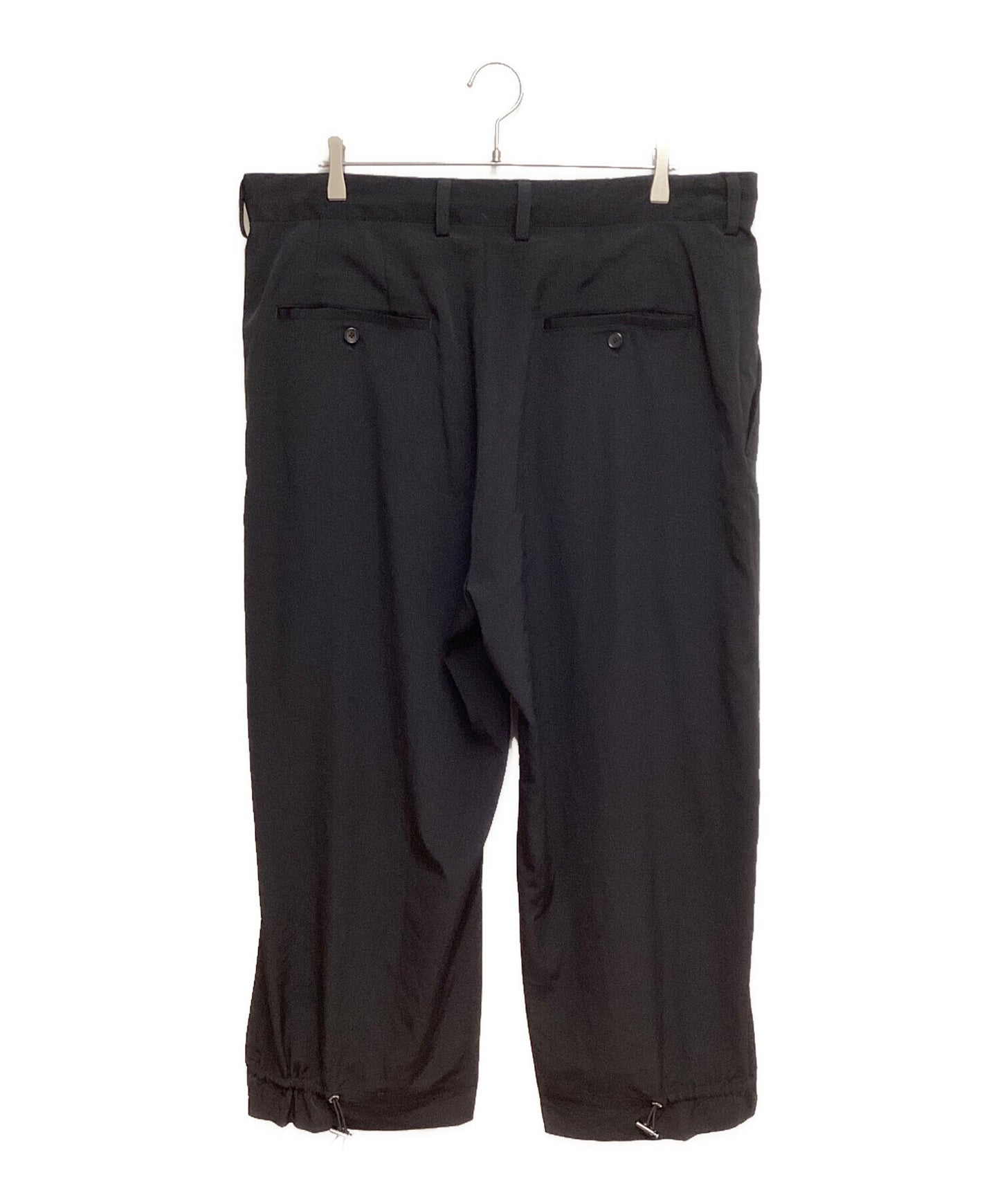 [Pre-owned] GROUND Y 24SS POLYESTER/TRIACETATE CREPE de CHINE BALLOON PANTS GS-P11-500