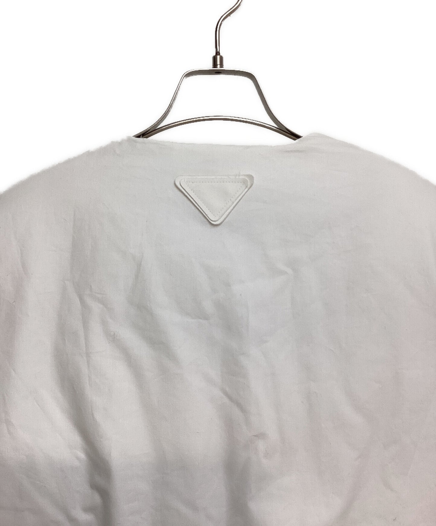 [Pre-owned] PRADA Cropped Cotton Down Blouson SGC376