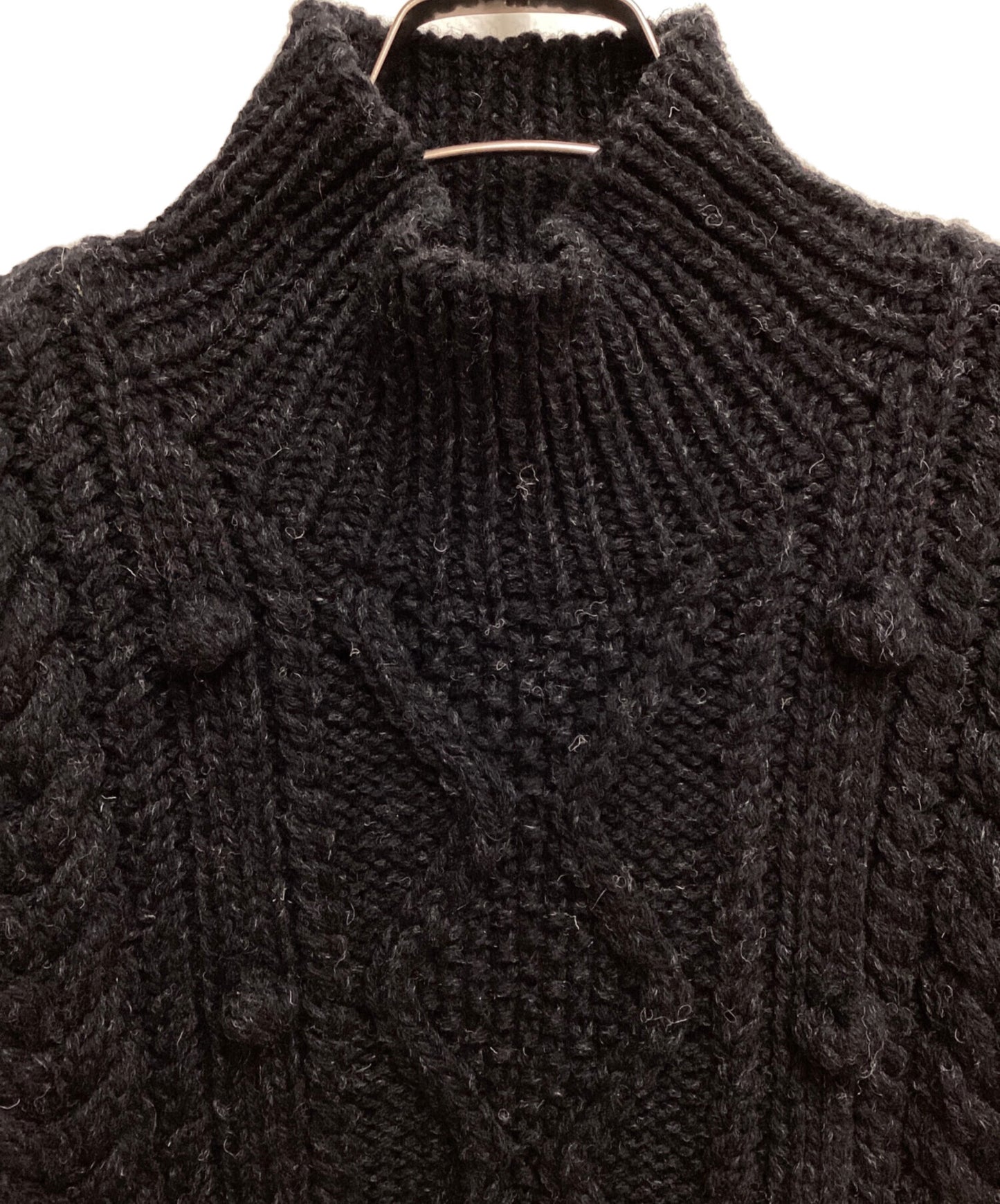 [Pre-owned] Y's HAND-KNITTED ALLAN PATTERN HIGH NECK PULLOVER YX-K97-589