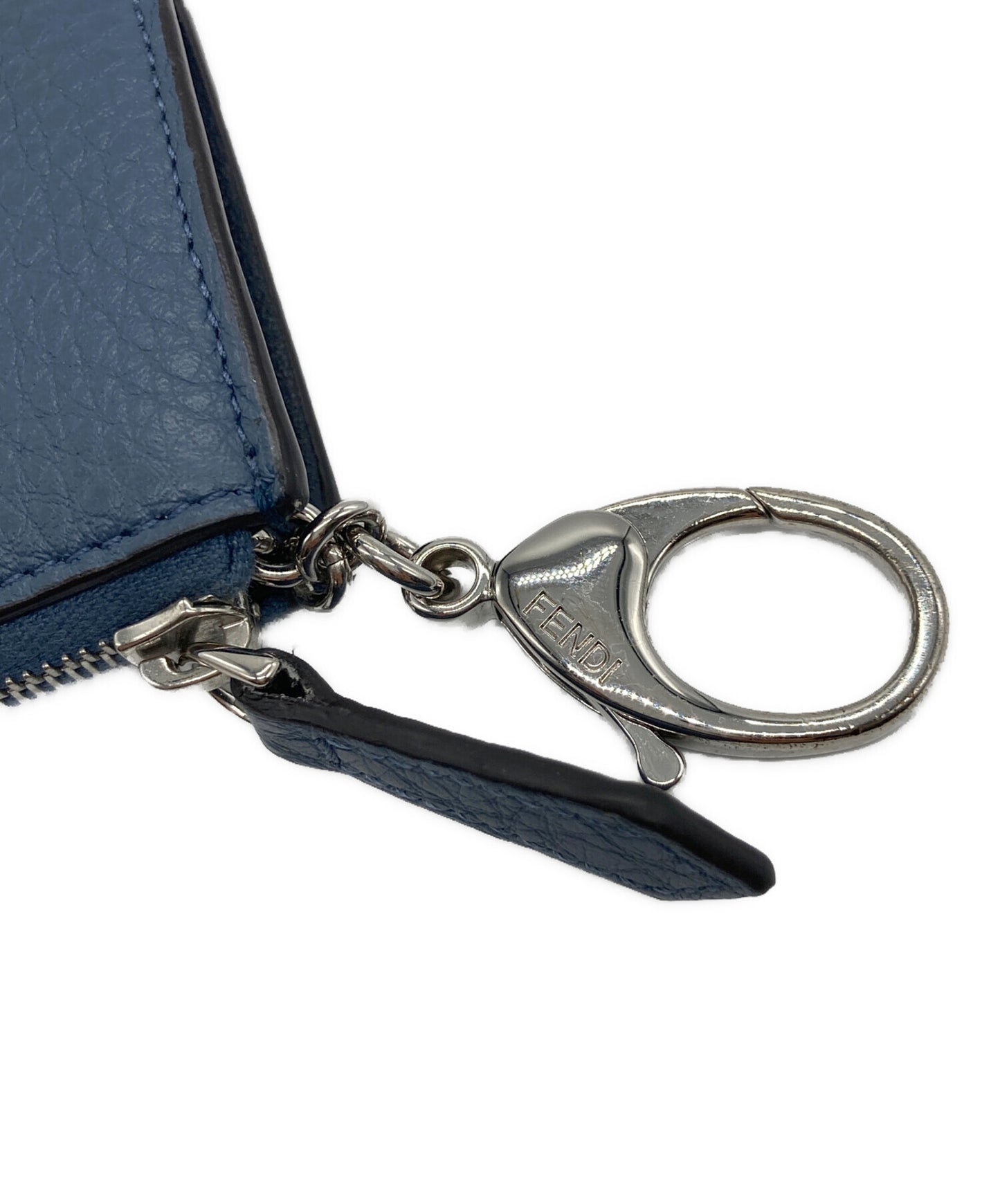 [Pre-owned] FENDI Peekaboo leather key case 8AP161 A91B