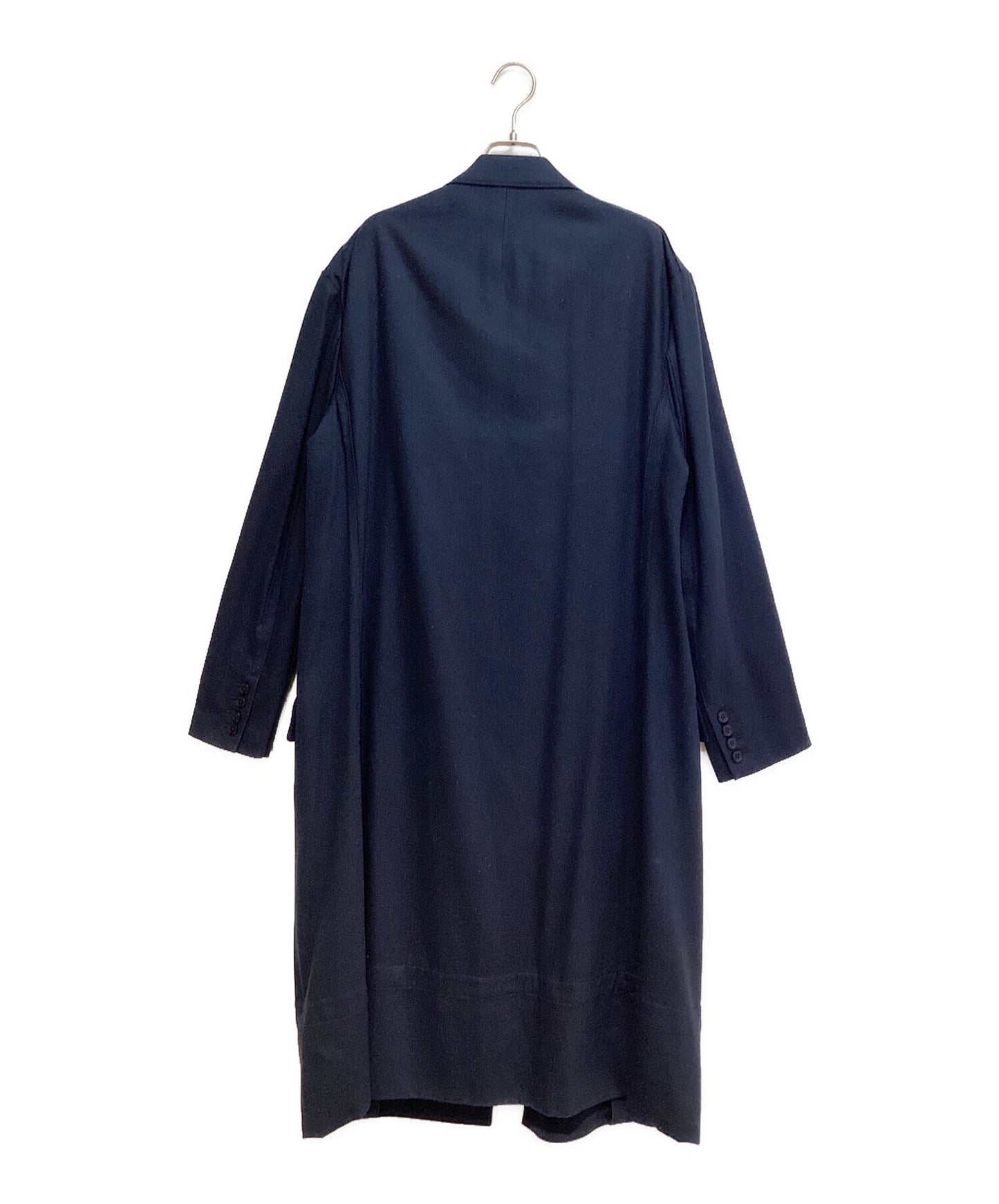 [Pre-owned] Yohji Yamamoto pour homme Silk Denim Chester Coat HZ-J13-402