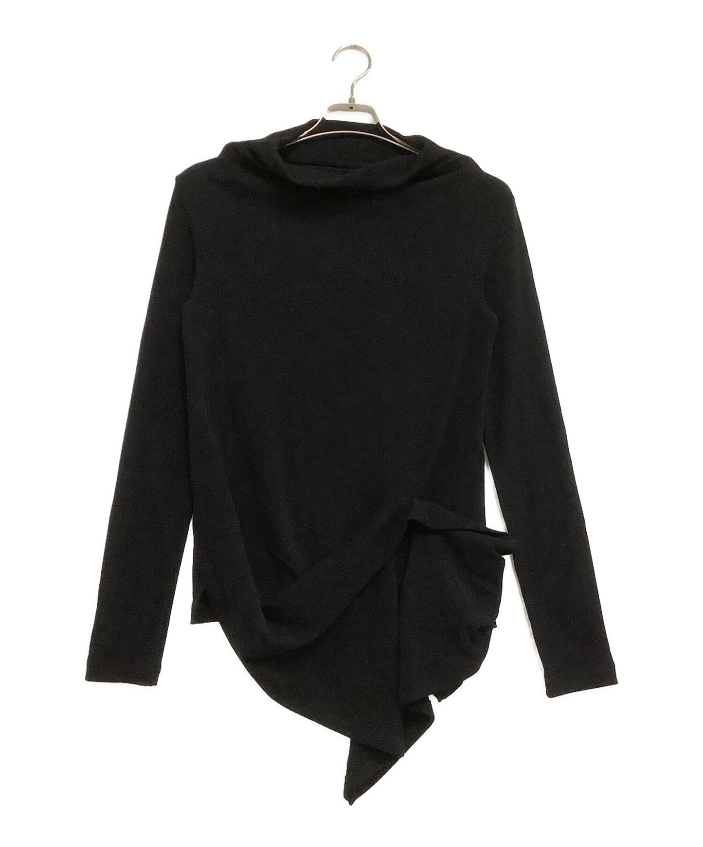 [Pre-owned] Y's 24SS 60/HARD TWIST PONTE SIDE FLARE OFF NECK T YO-T39-069