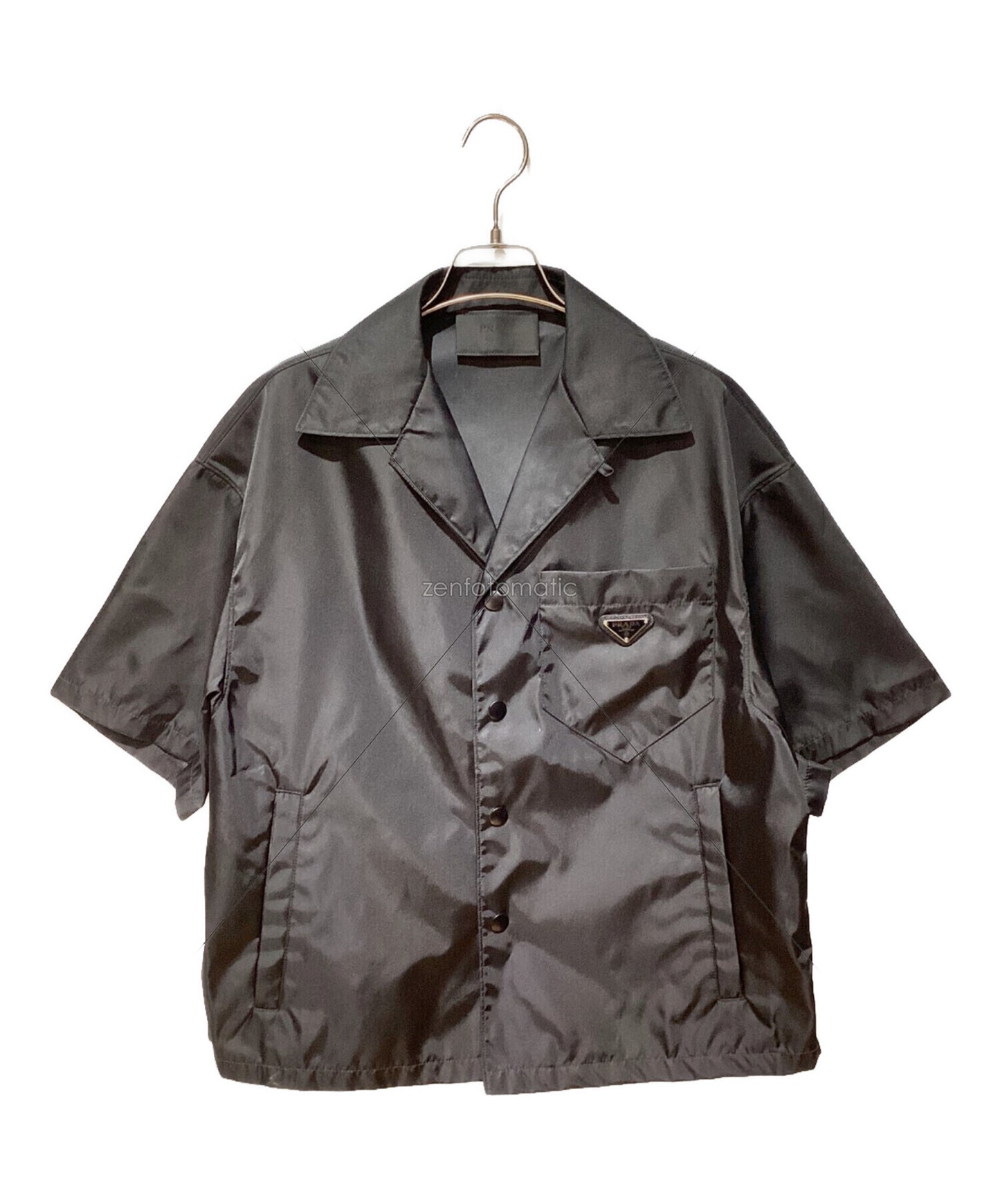 [Pre-owned] PRADA 24SS Re-Nylon short sleeve shirt SC449 S182 1WQ8