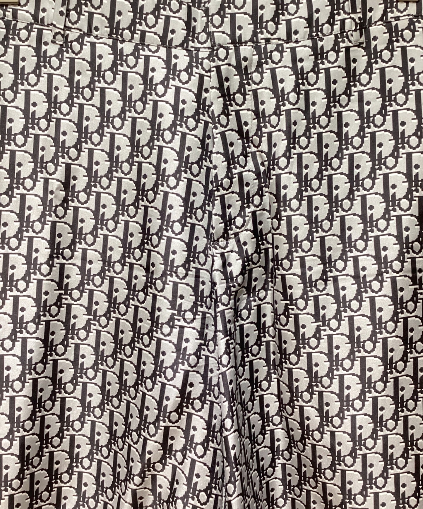 [Pre-owned] Dior 20SS OBLIQUE PIXEL BERMUDA SHORTS / Oblique silk half pants 013C121A4751