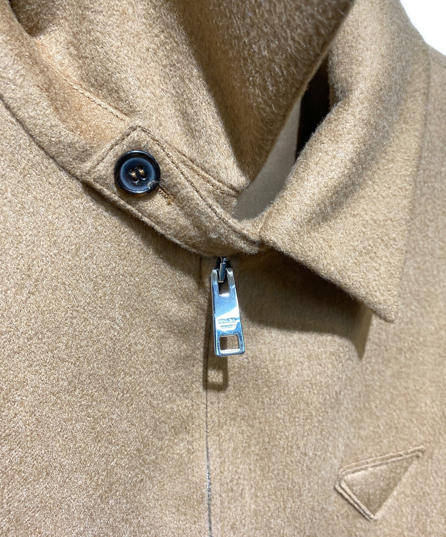 [Pre-owned] PRADA Camel Hair Blouson Jacket SGC291 S232