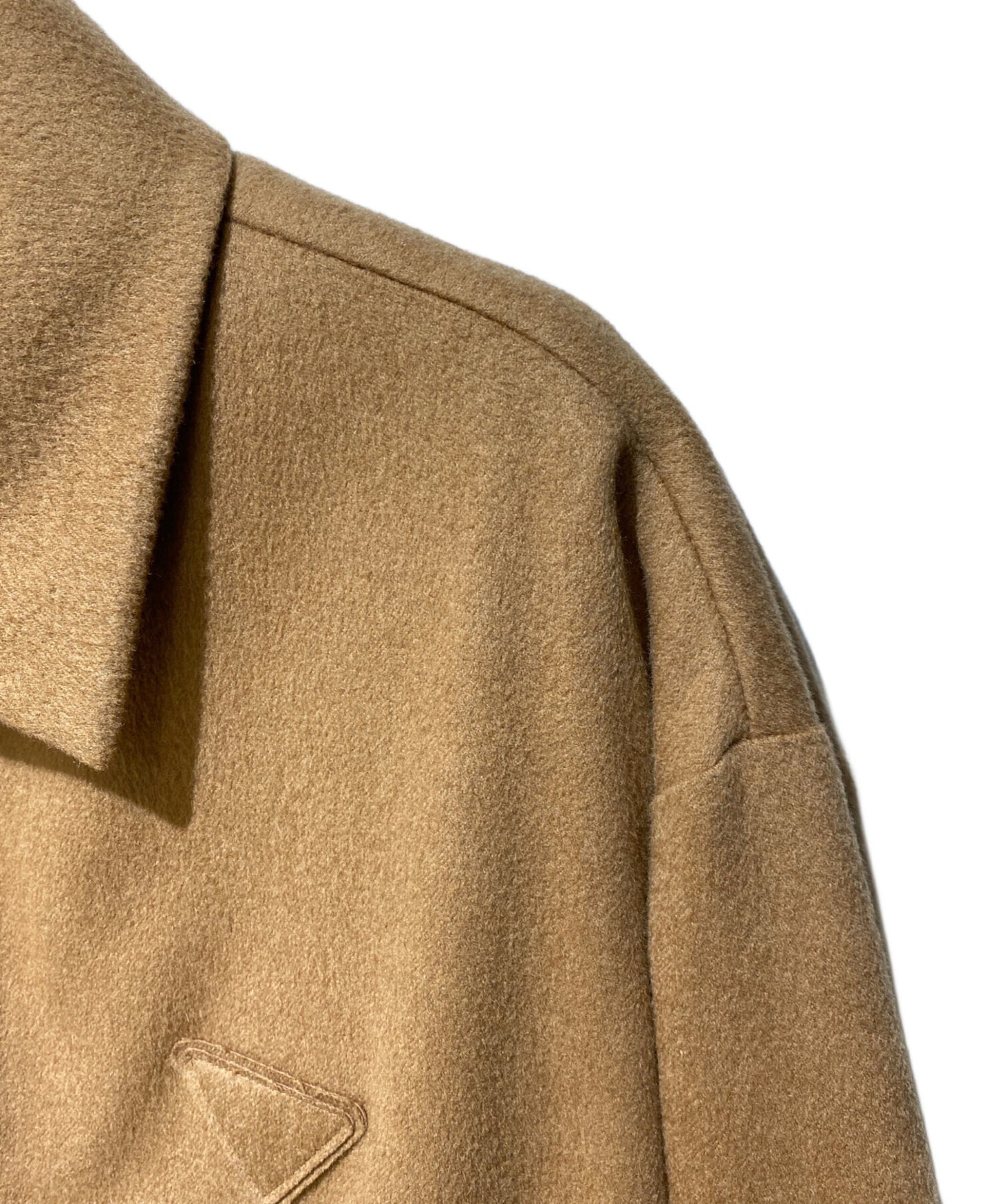 [Pre-owned] PRADA Camel Hair Blouson Jacket SGC291 S232