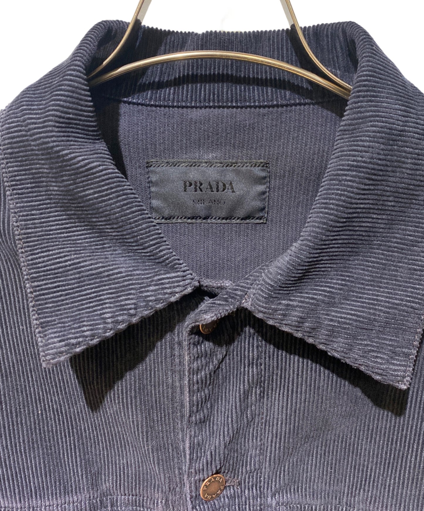 [Pre-owned] PRADA Corduroy Blouson Jacket GEB257 SAAO