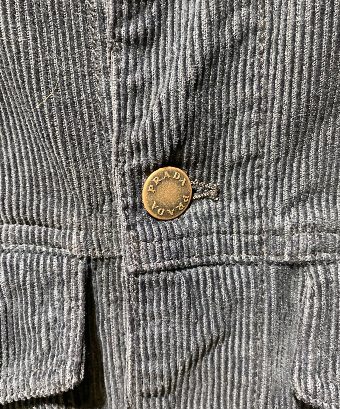 [Pre-owned] PRADA Corduroy Blouson Jacket GEB257 SAAO