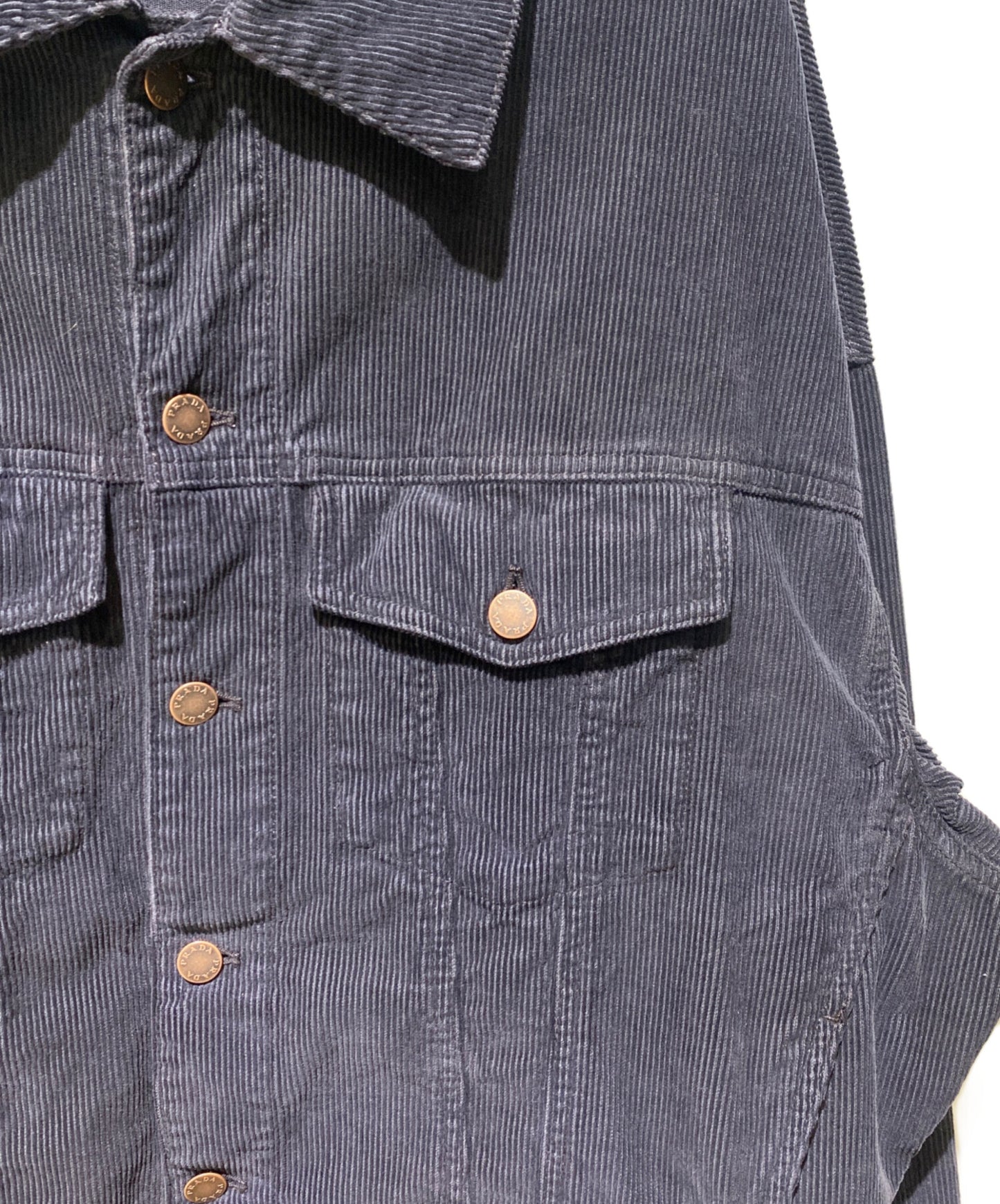 [Pre-owned] PRADA Corduroy Blouson Jacket GEB257 SAAO