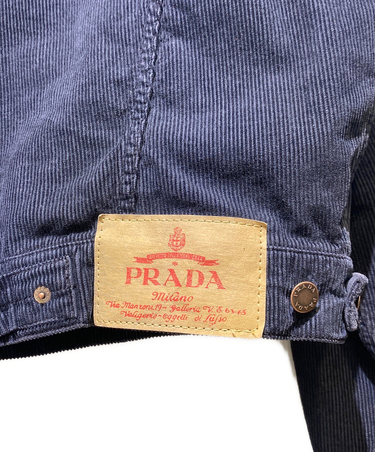 [Pre-owned] PRADA Corduroy Blouson Jacket GEB257 SAAO