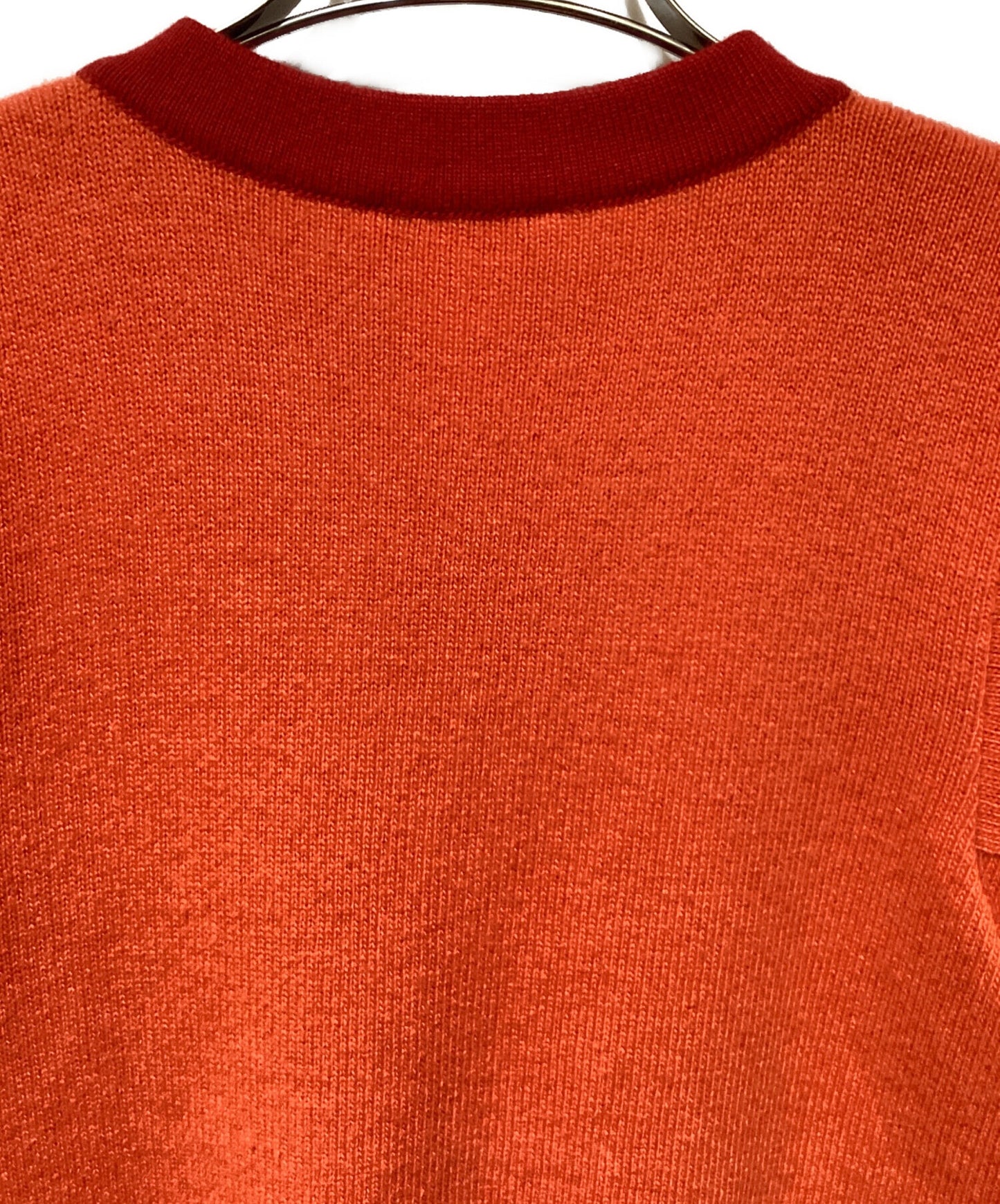 [Pre-owned] CHANEL Cashmere V-neck short-sleeved knit P15909V00783