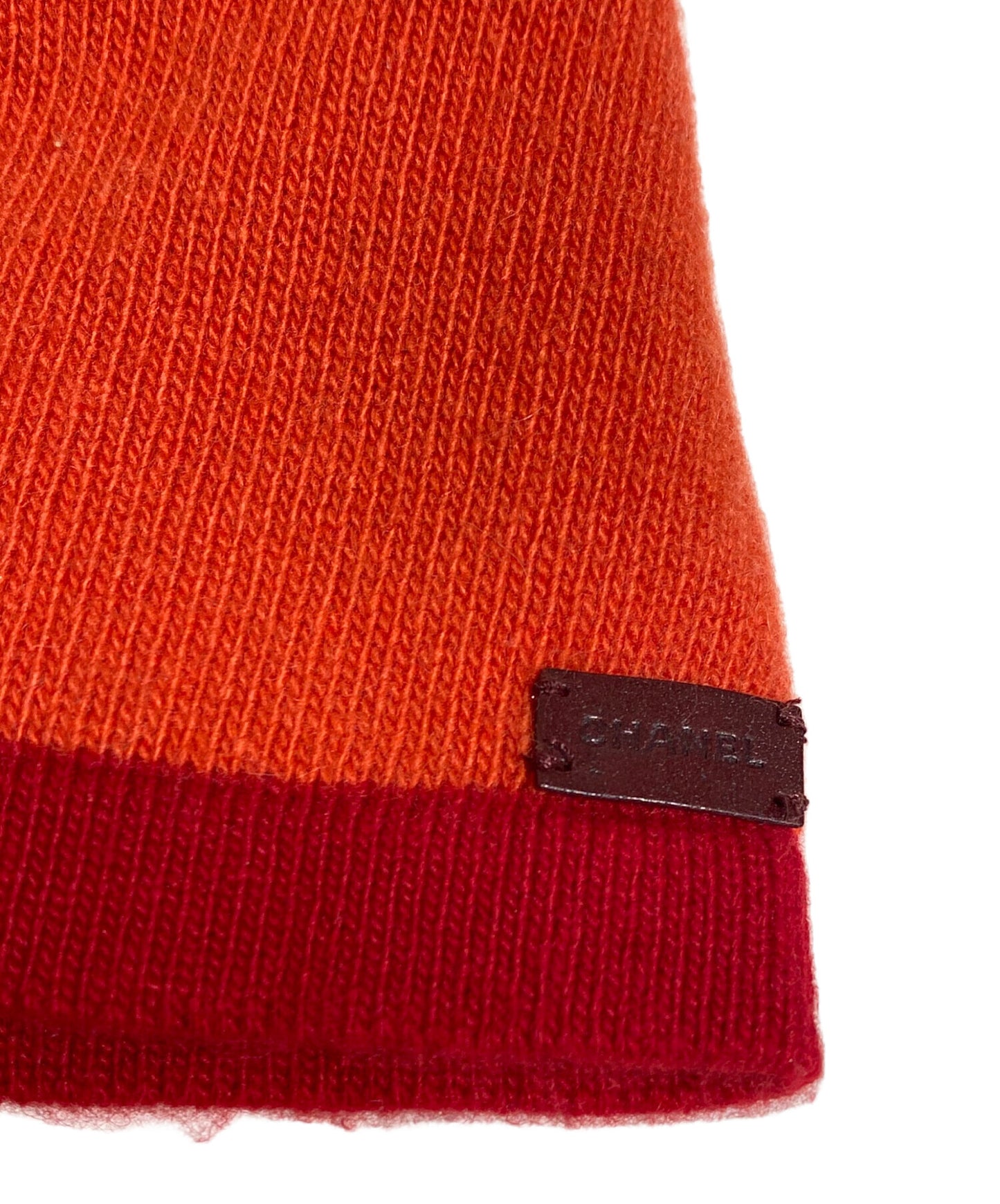 [Pre-owned] CHANEL Cashmere V-neck short-sleeved knit P15909V00783