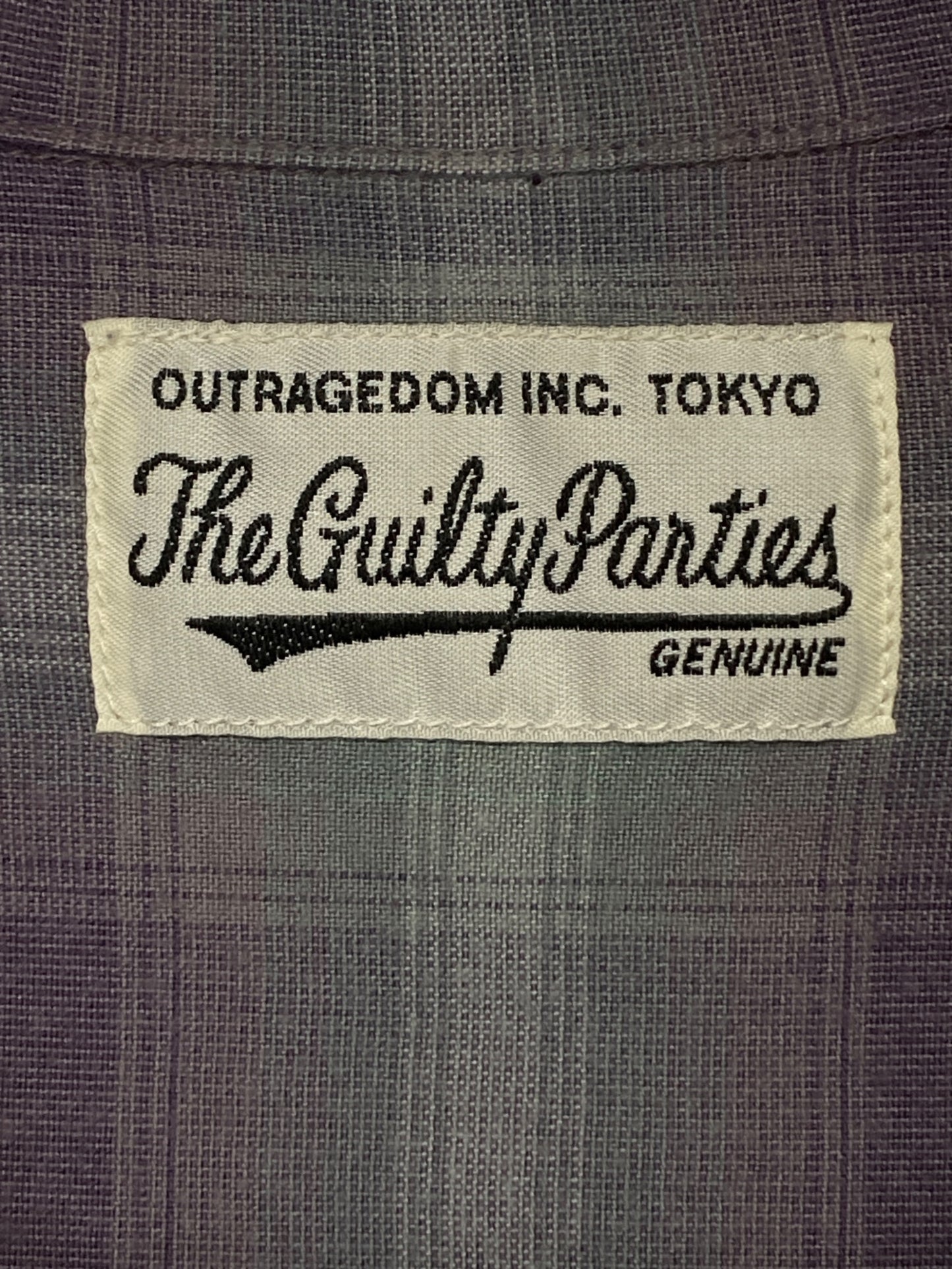 [Pre-owned] WACKO MARIA Short sleeve rayon ombre check shirt