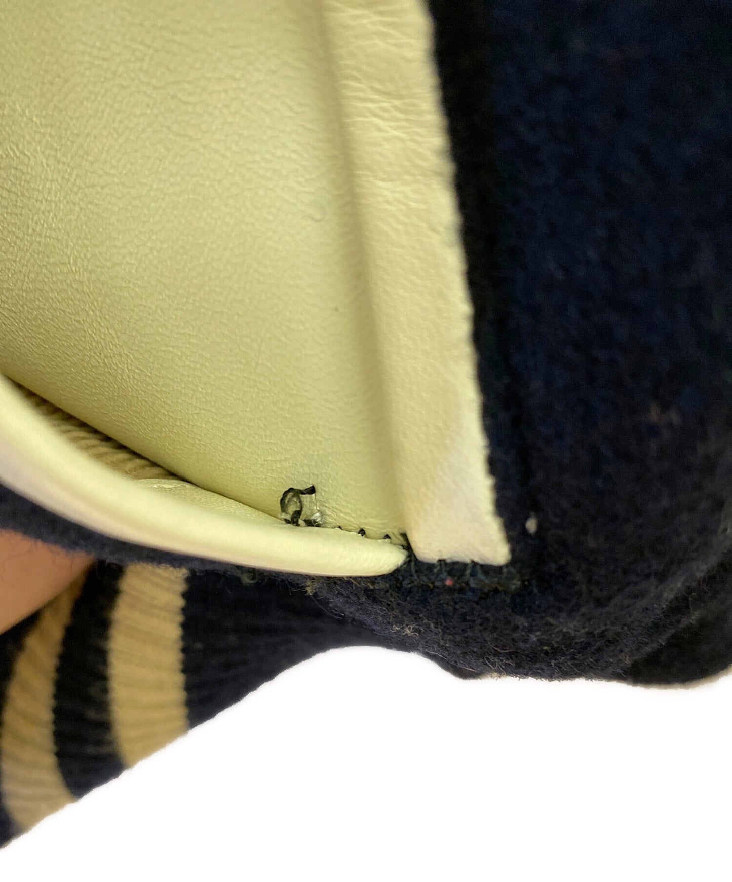 [Pre-owned] eYe COMME des GARCONS JUNYAWATANABE MAN ×JOHNSON LEATHERS Stadium jacket/leather jacket WH-J901